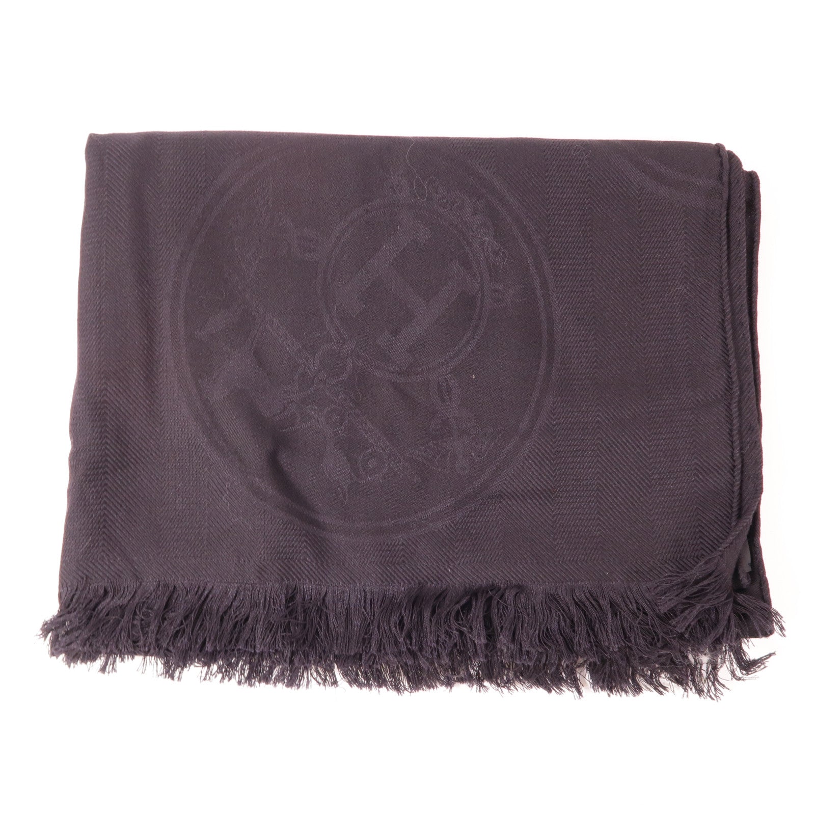 HERMES 羊絨/絲質Scarf圍巾