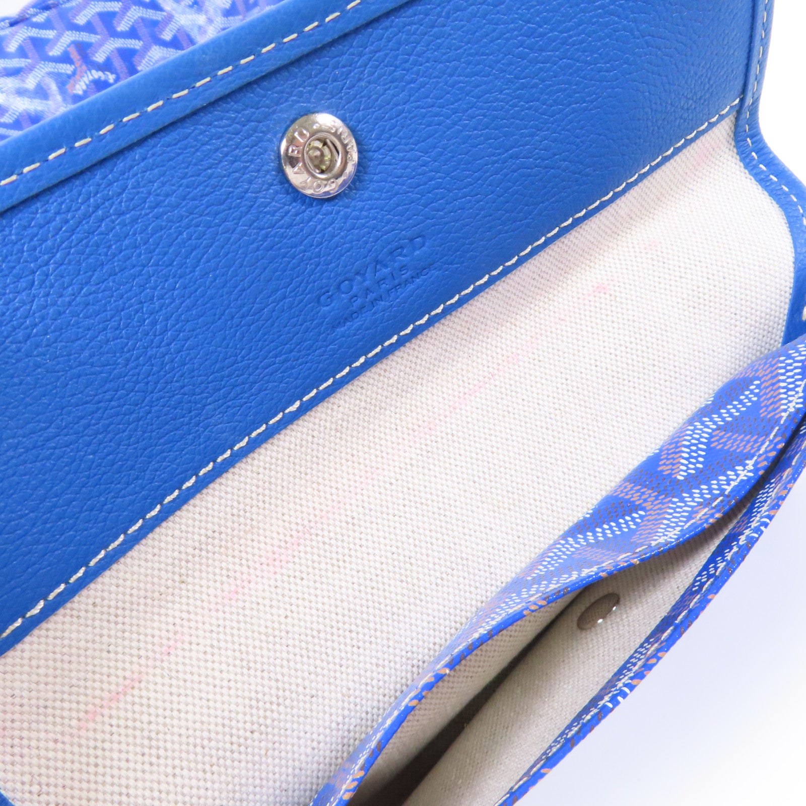 GOYARD SHW Boheme Hobo Bag Coated Canvas Blue