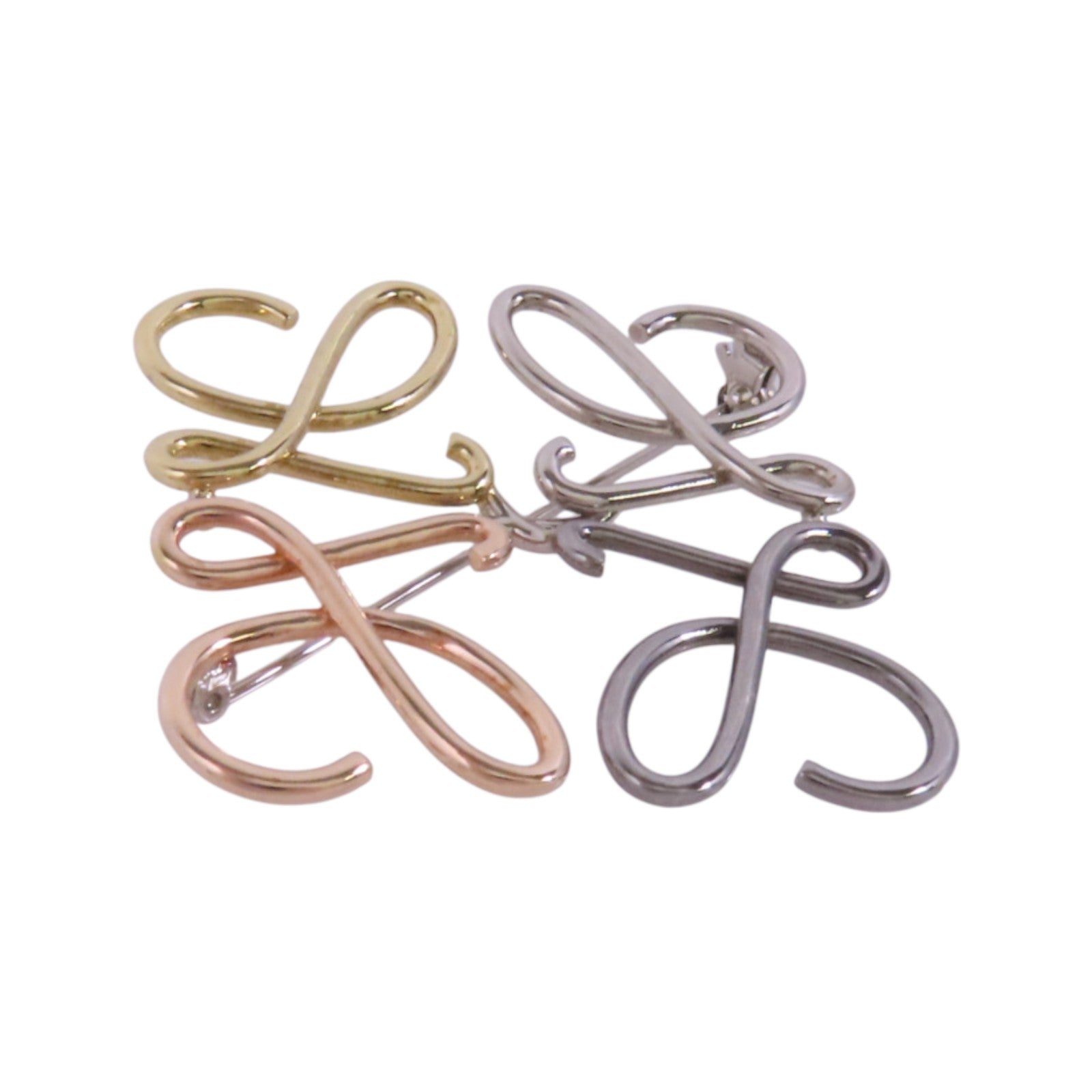 LOEWE 金屬Anagram Brooch胸針