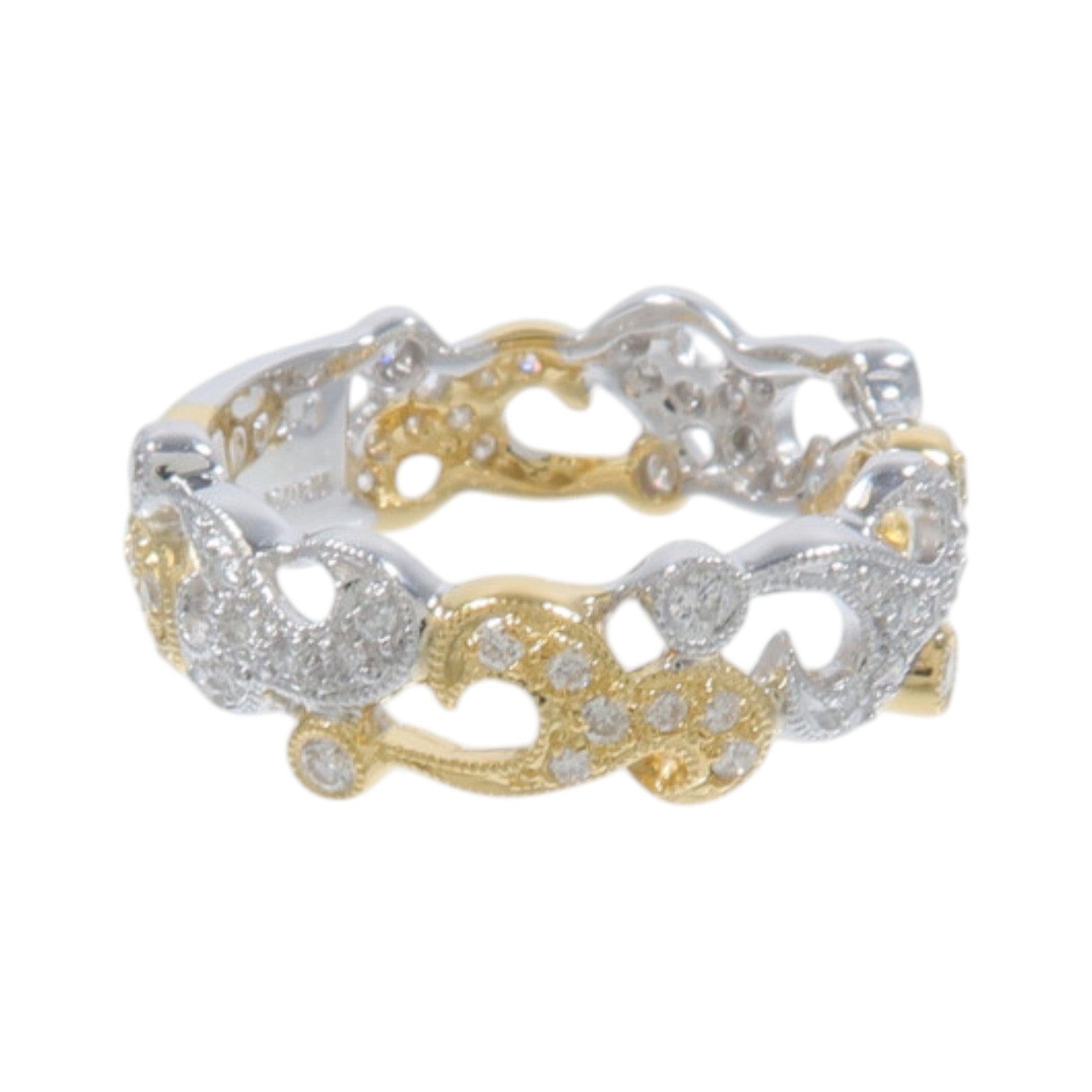JEWELRY 18K白金/黃金Diamond Ring鑽石戒指