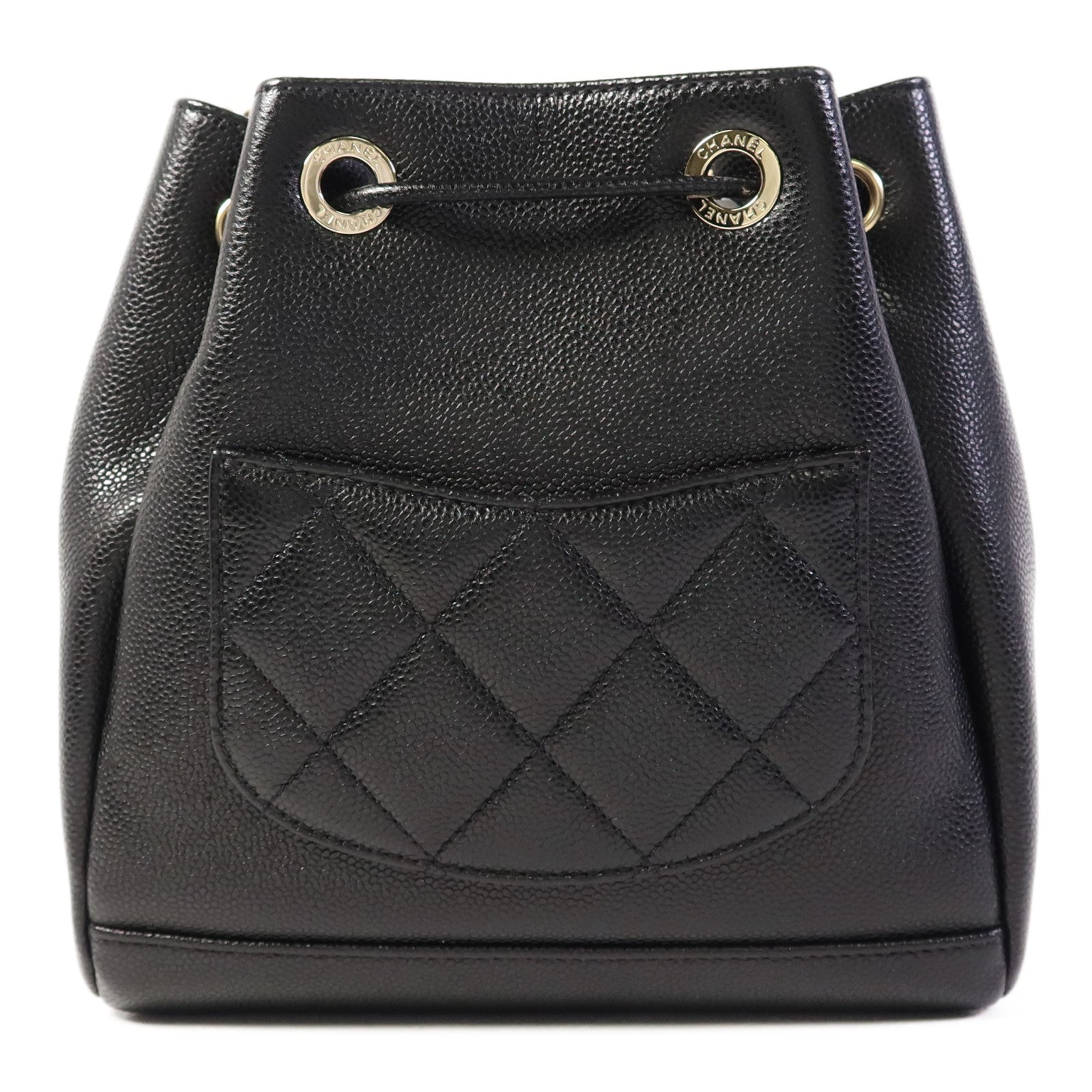 CHANEL 牛皮皮革Chain Shoulder Bag金扣鏈帶肩背袋