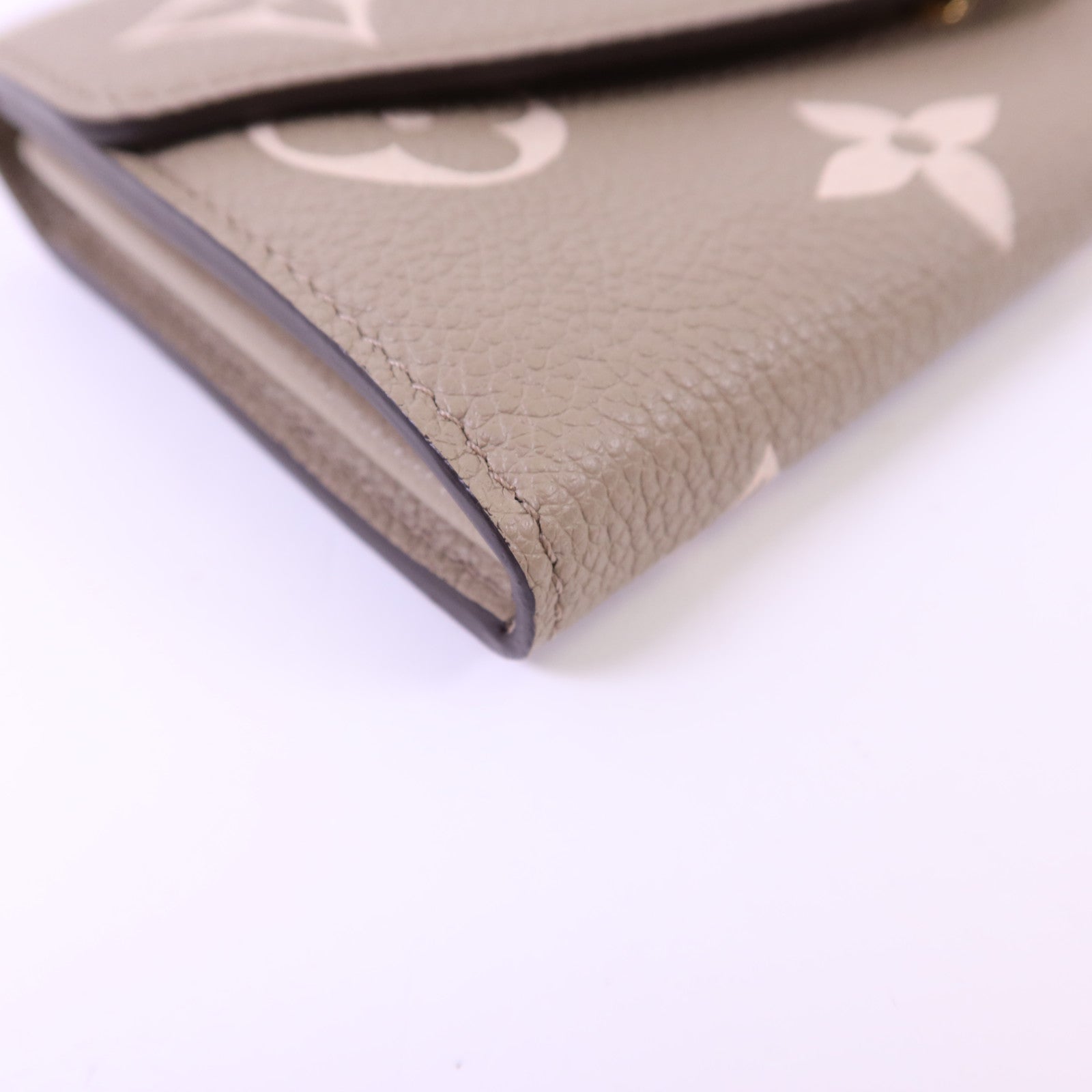 LOUIS VUITTON Monogram Empreinte Sarah Wallet金扣長錢包