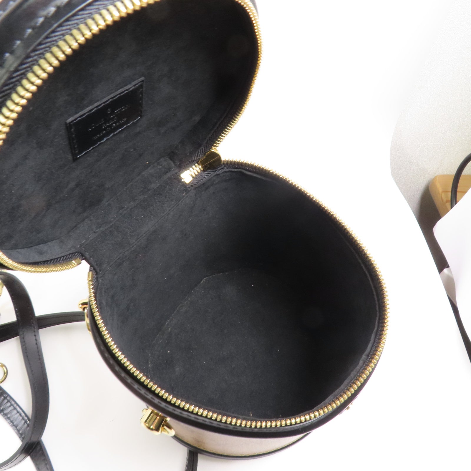 LOUIS VUITTON LV GHW Cannes 2 Way Shoulder Bag M43986 Monogram Reverse Brown