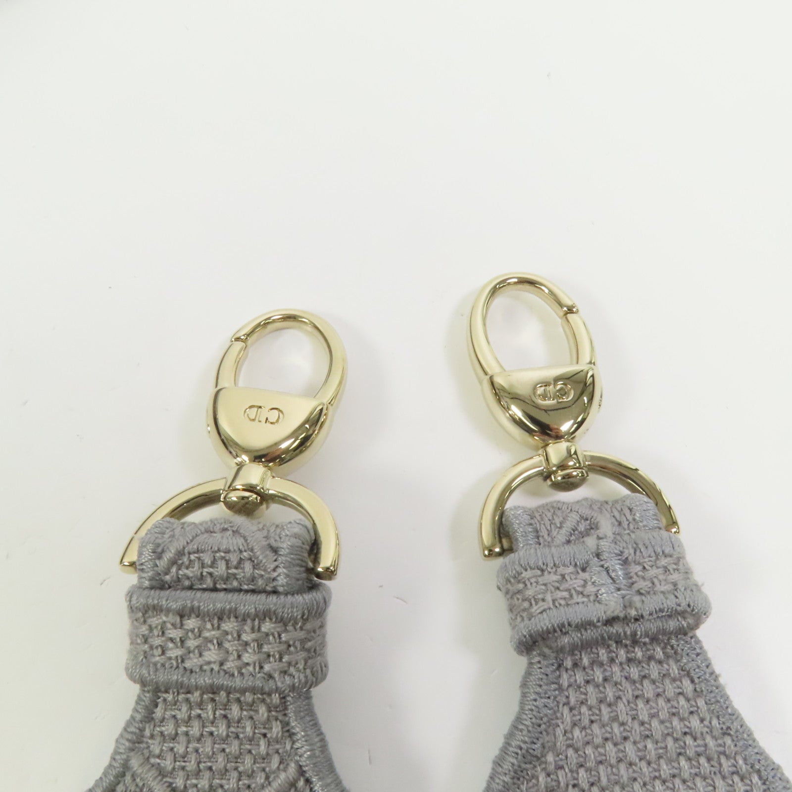 Dior 帆布Lady Dior D-Lite金扣手挽肩背兩用袋