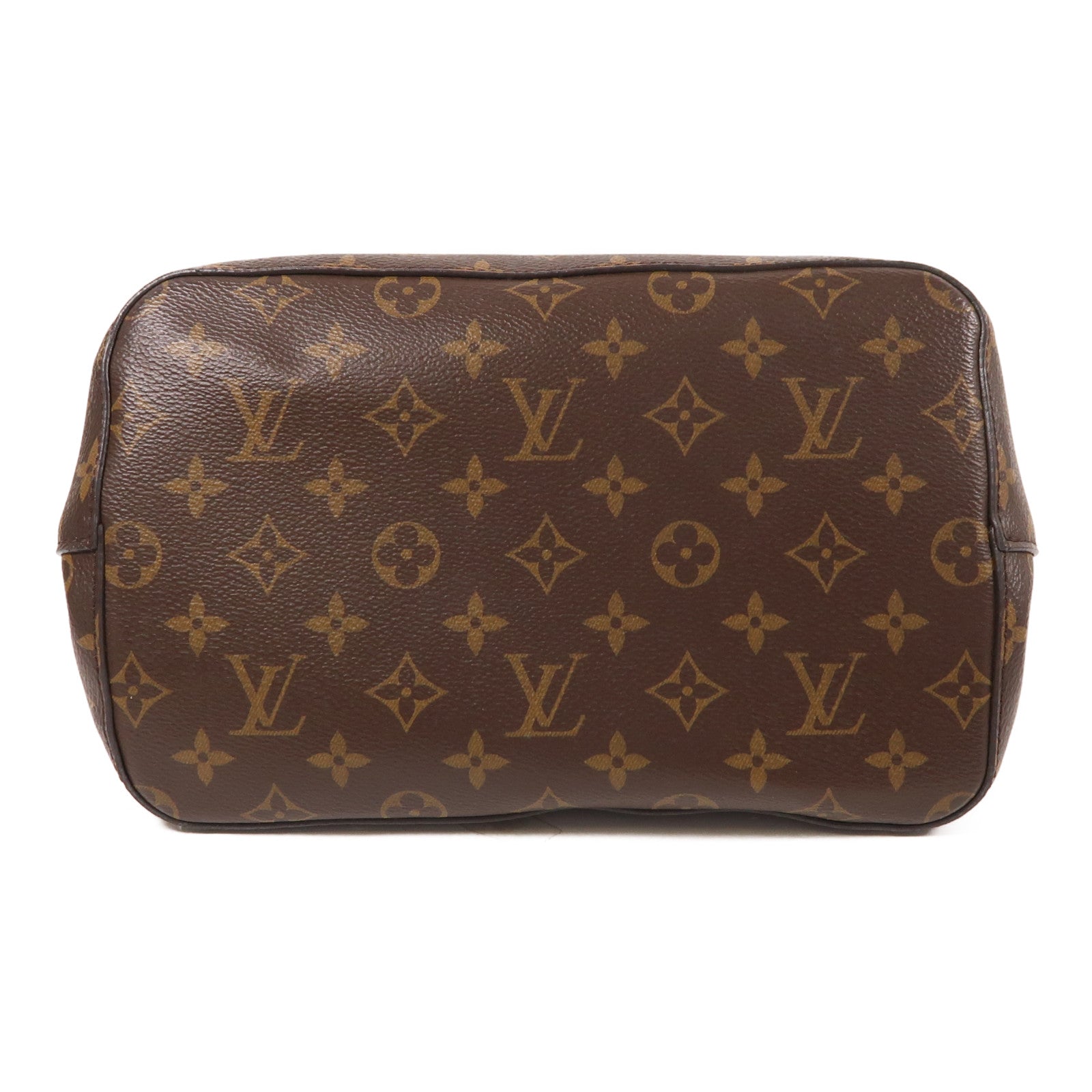 LOUIS VUITTON Monogram NeoNoe MM金扣肩背袋棕色