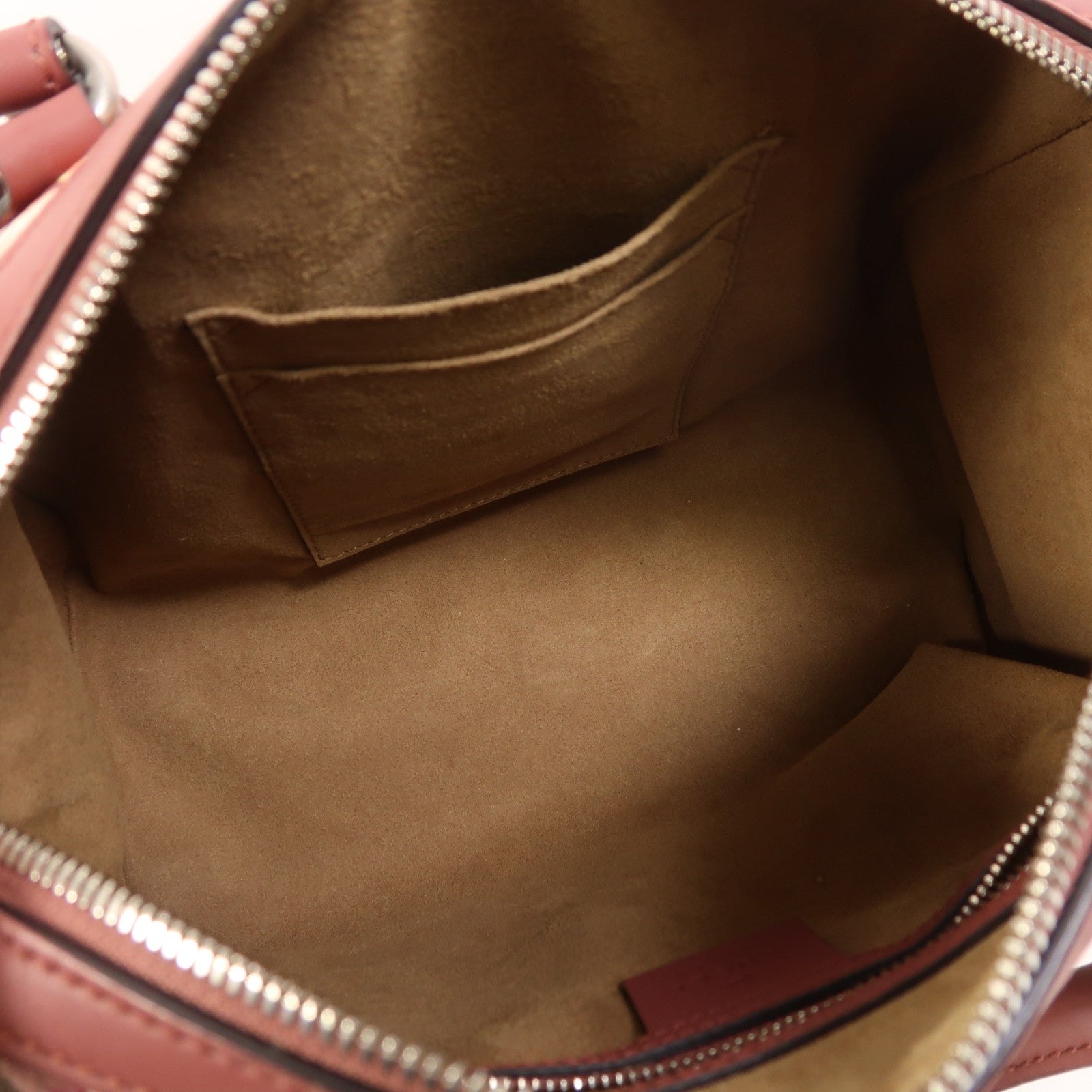 GUCCI 塗層帆布Boston Bag銀扣波士頓包