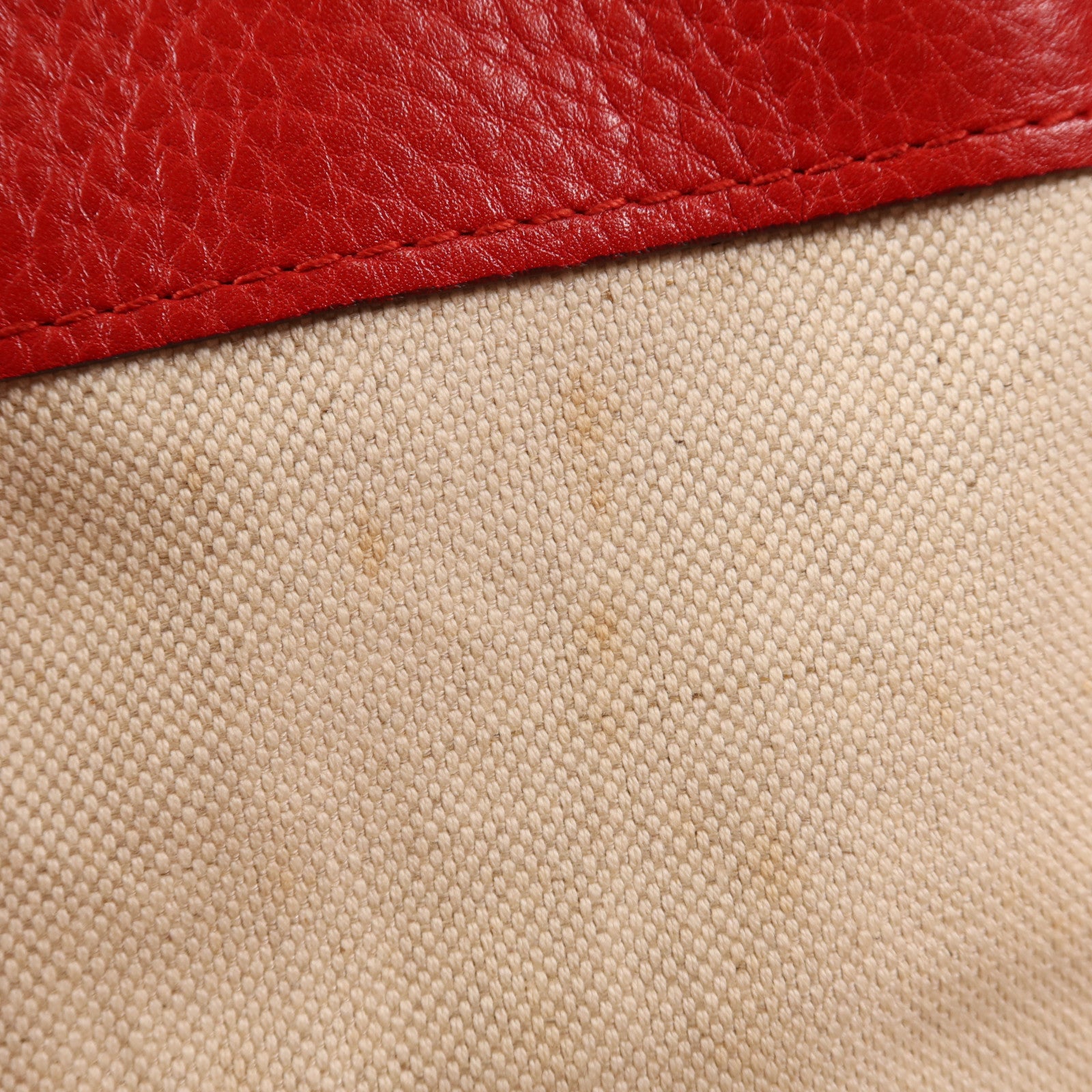 GUCCI 帆布/皮革Bella Bamboo Tassel金扣肩背袋