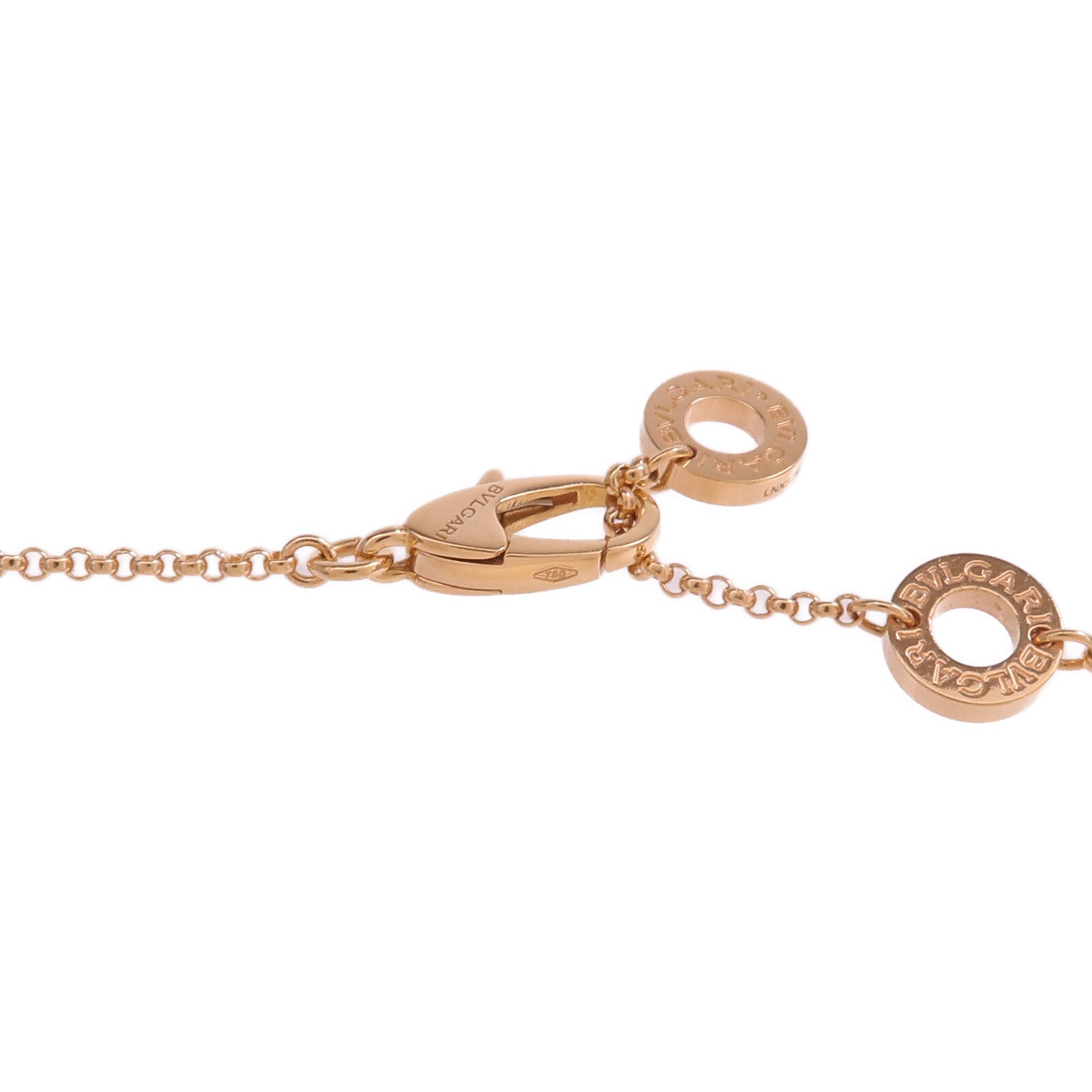 BVLGARI 18K玫瑰金/陶瓷B-zero1 Necklace項鍊