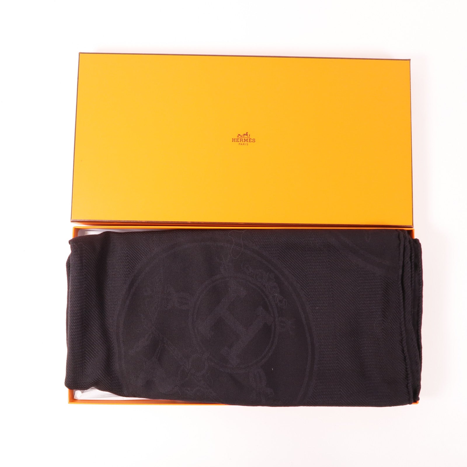 HERMES 羊絨/絲質Scarf圍巾