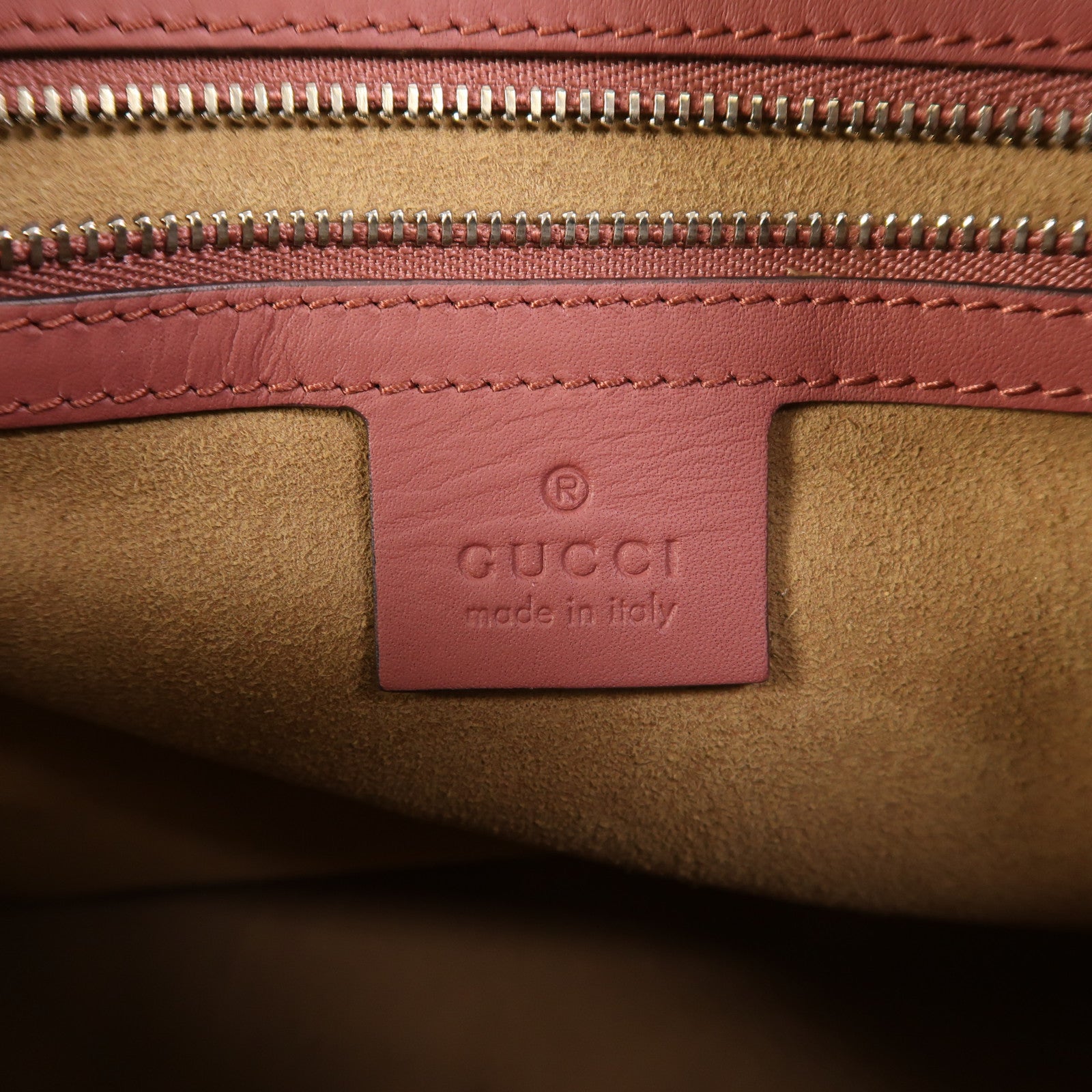 GUCCI 塗層帆布Boston Bag銀扣波士頓包