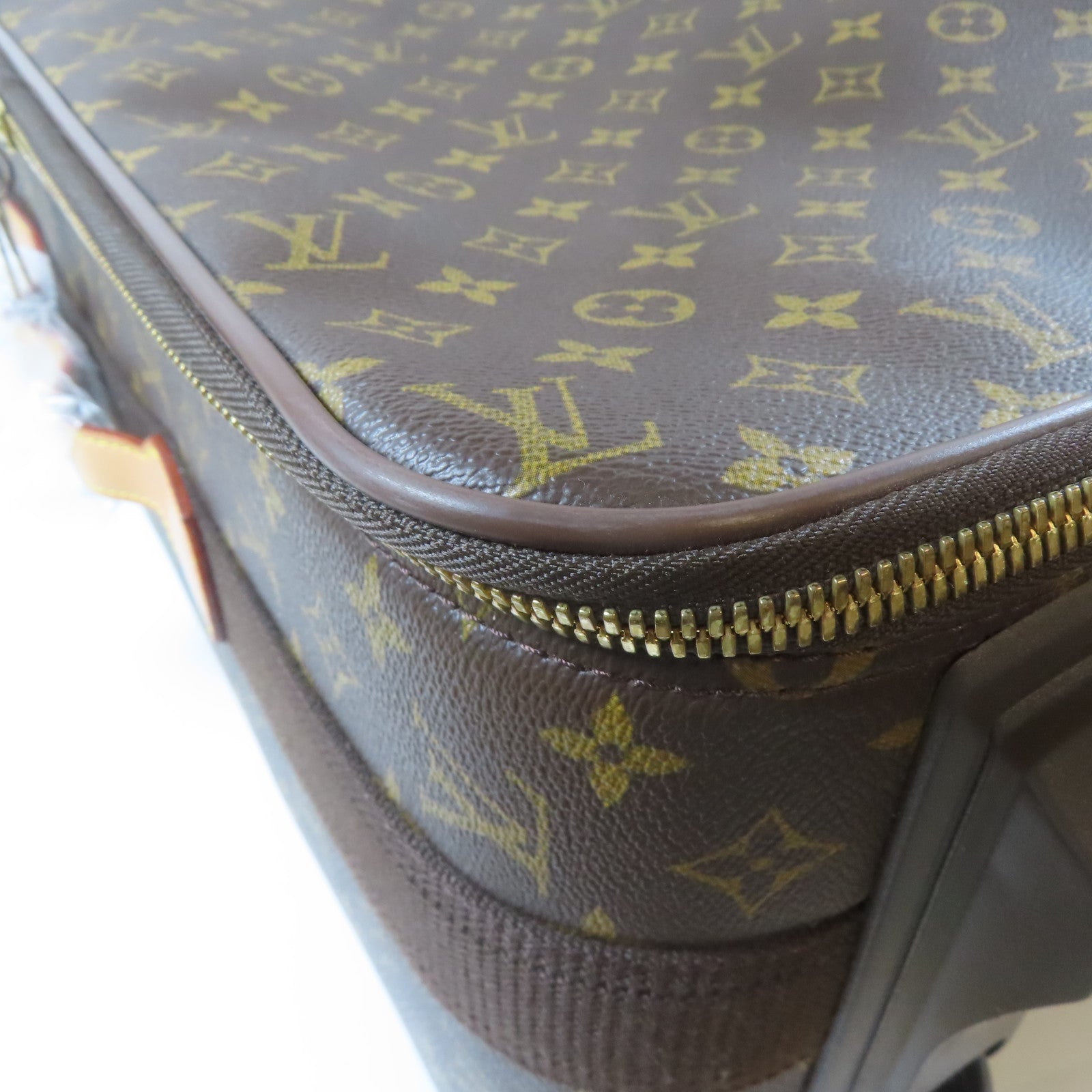 LOUIS VUITTON Monogram Pegase金扣行李箱啡色