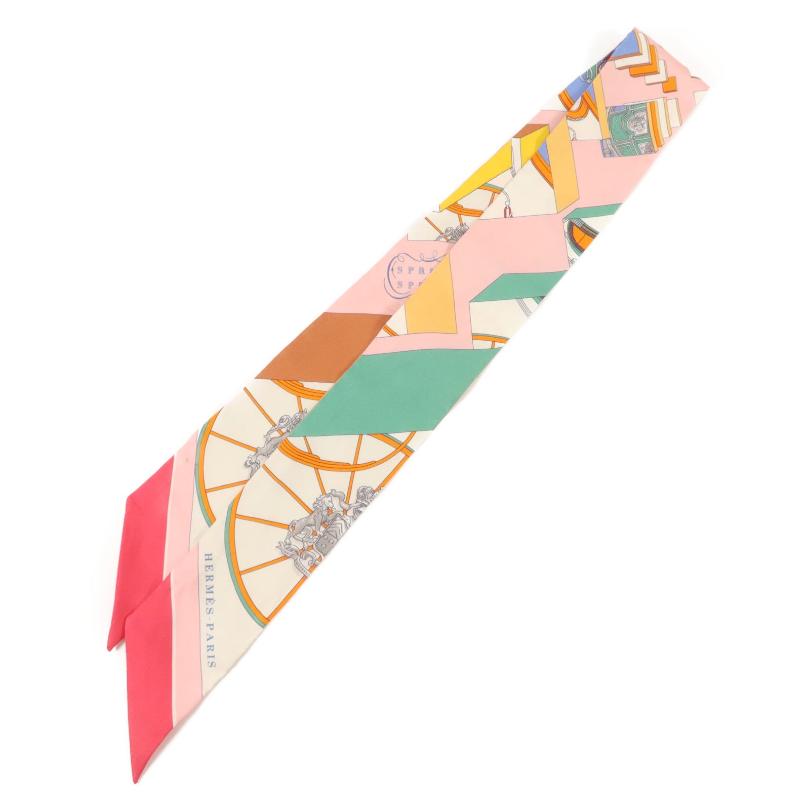 HERMES 絲質Twilly絲巾