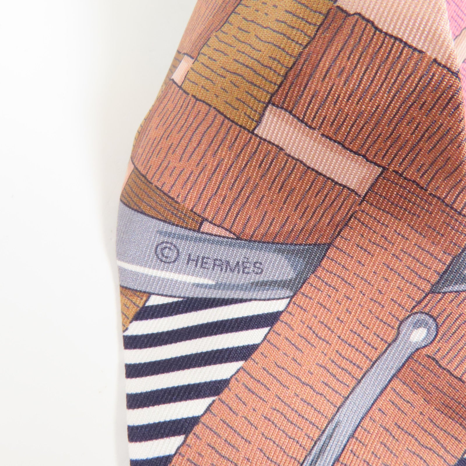 HERMES 絲質Twilly絲巾