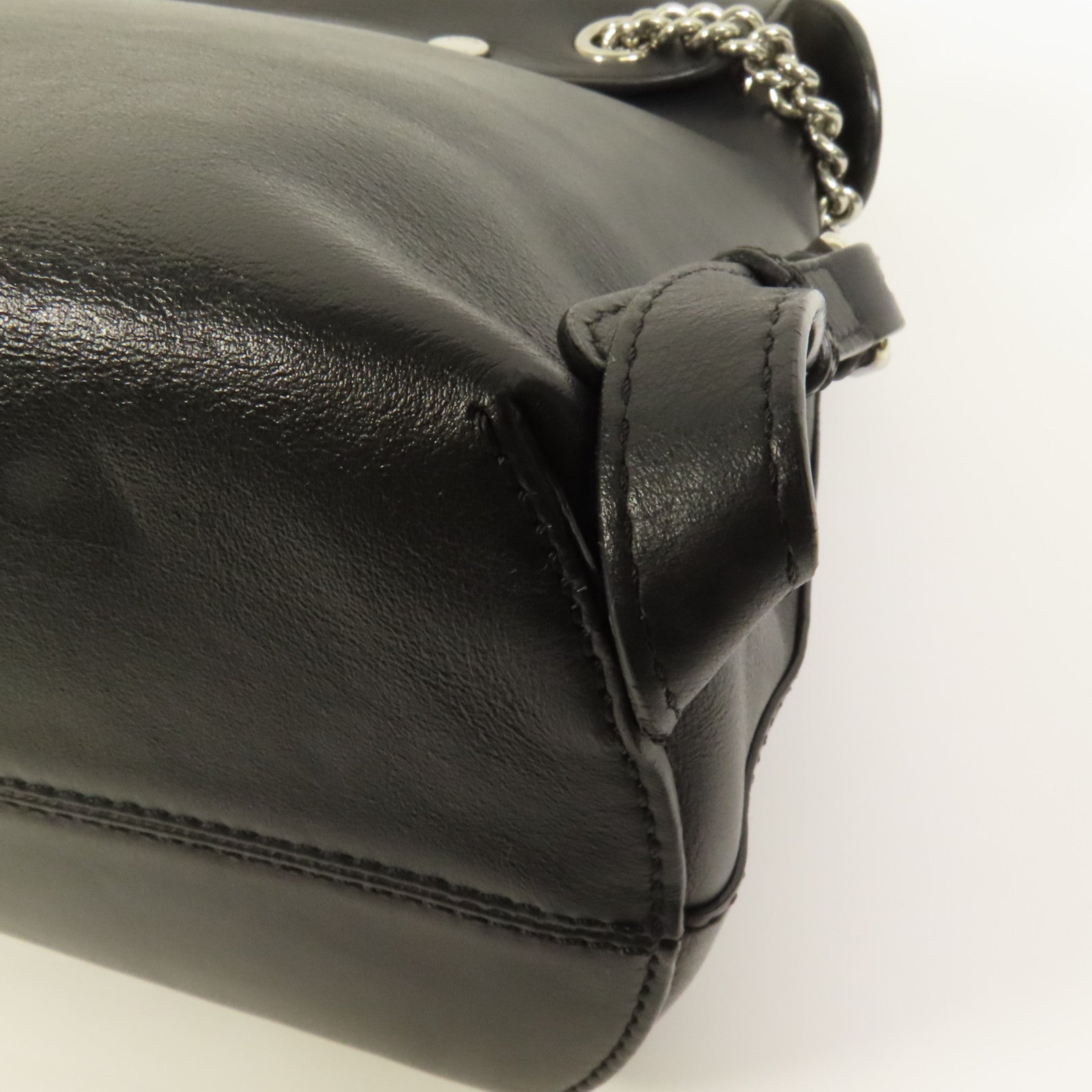 FENDI 牛皮皮革Back to School銀扣背包手挽袋兩用