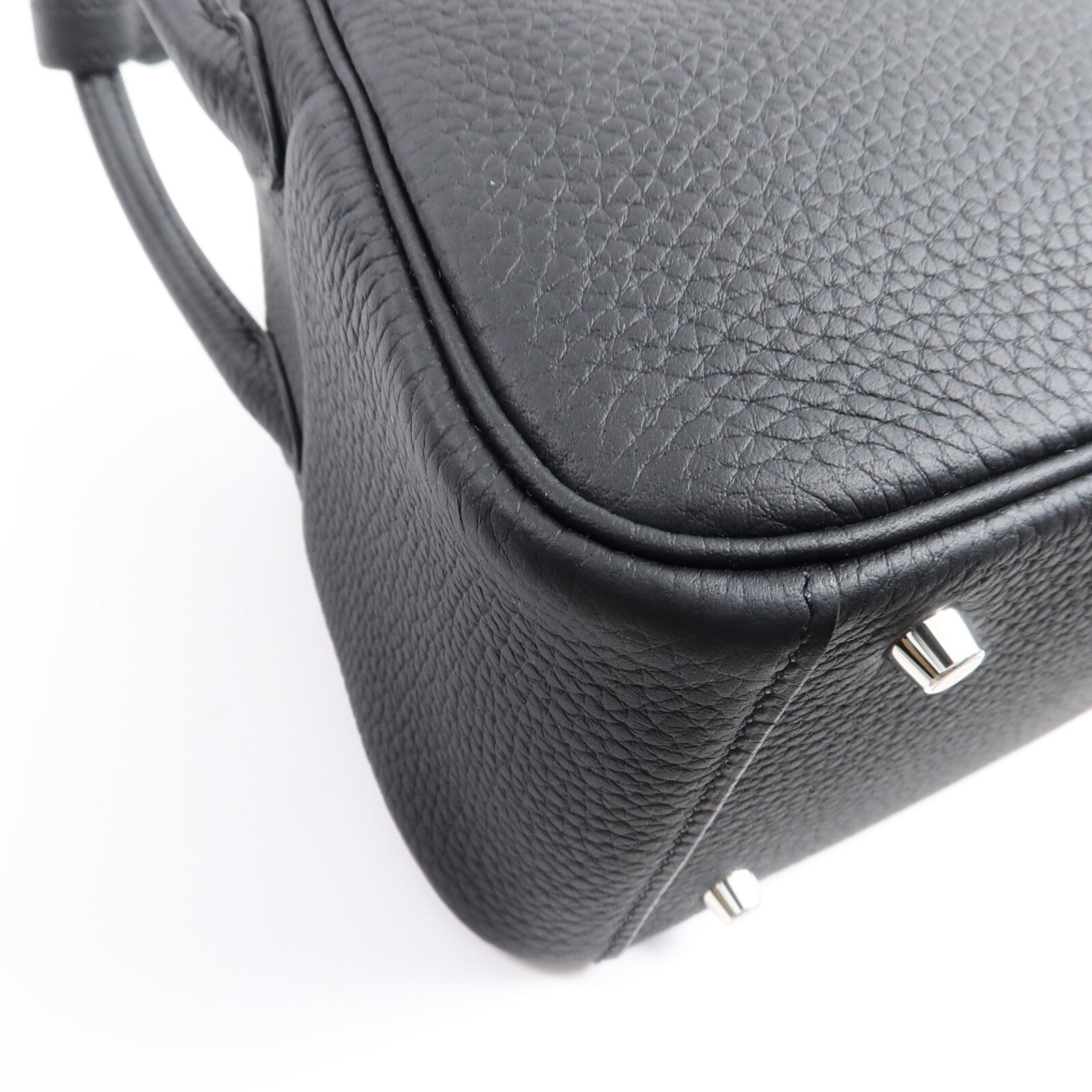 HERMES Clemence皮革Mini Lindy手挽肩背兩用袋