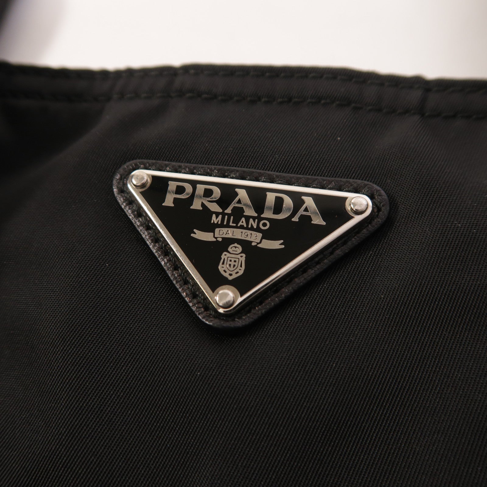 PRADA 尼龍2 Way Shoulder金扣手挽肩背兩用袋