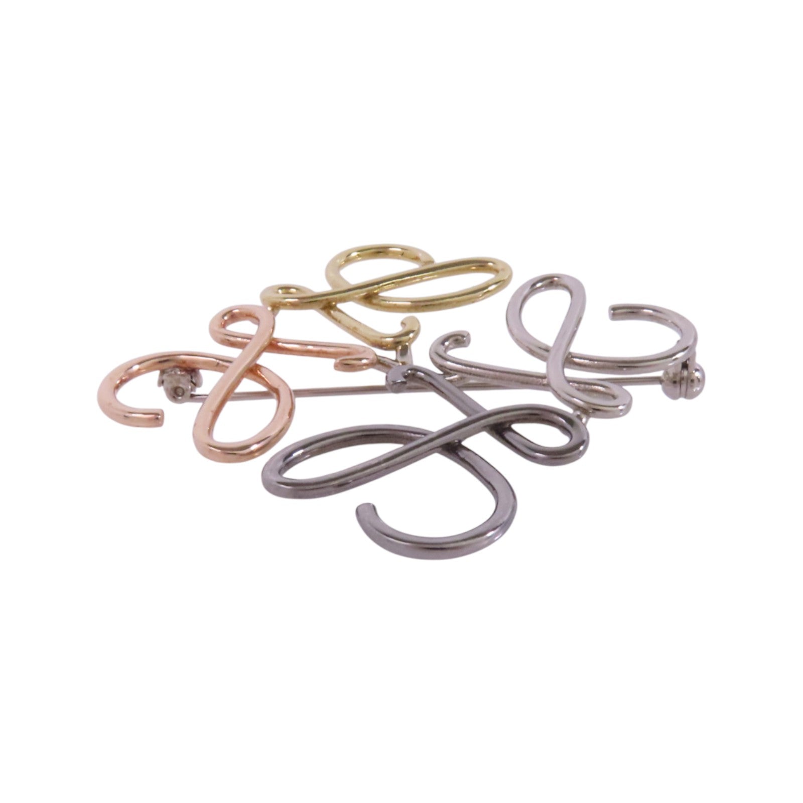 LOEWE 金屬Anagram Brooch胸針