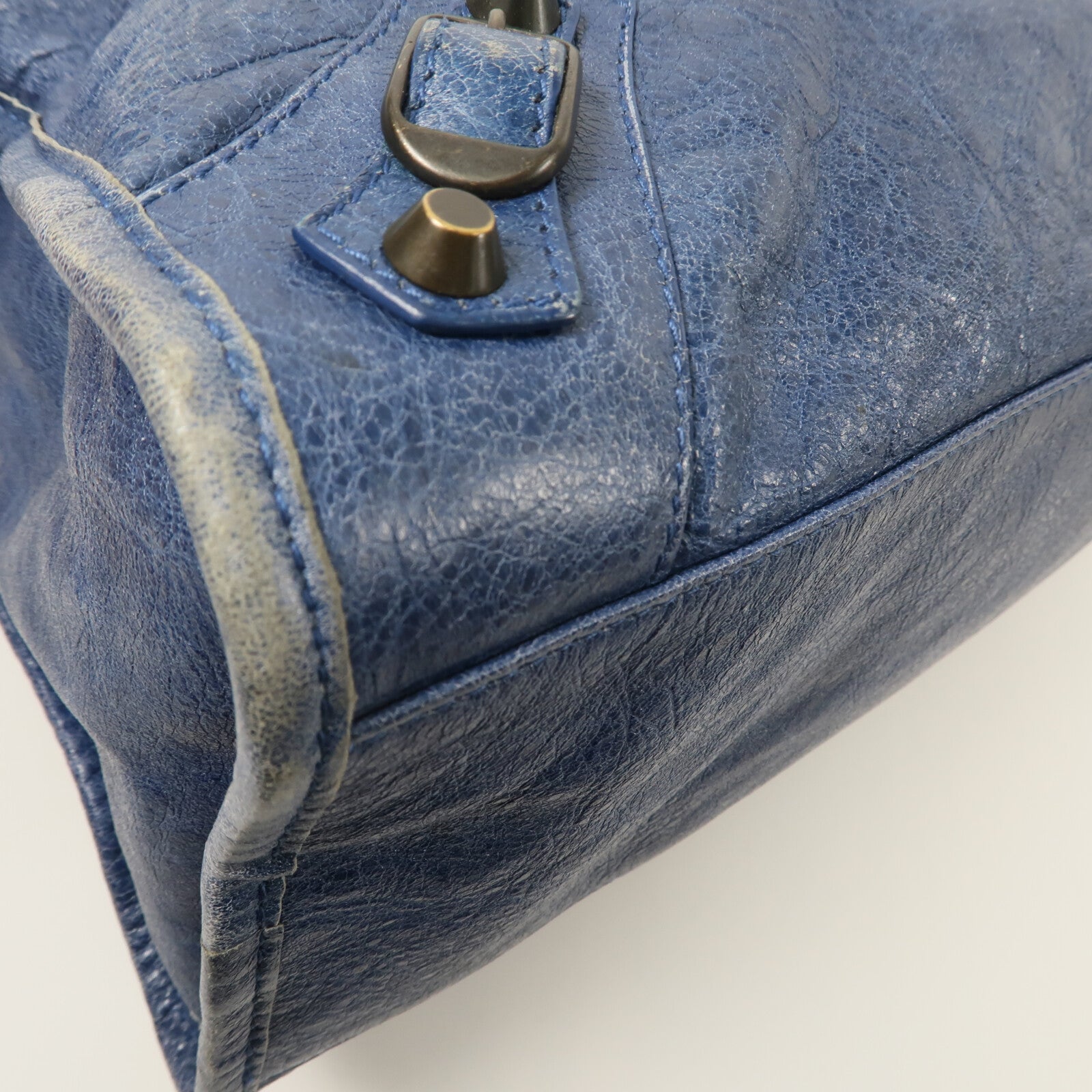 BALENCIAGA 羊皮皮革City手挽肩背兩用袋