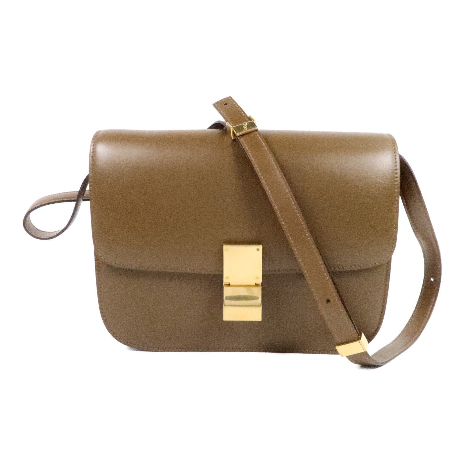 CELINE 牛皮皮革Classic Box Medium肩背袋