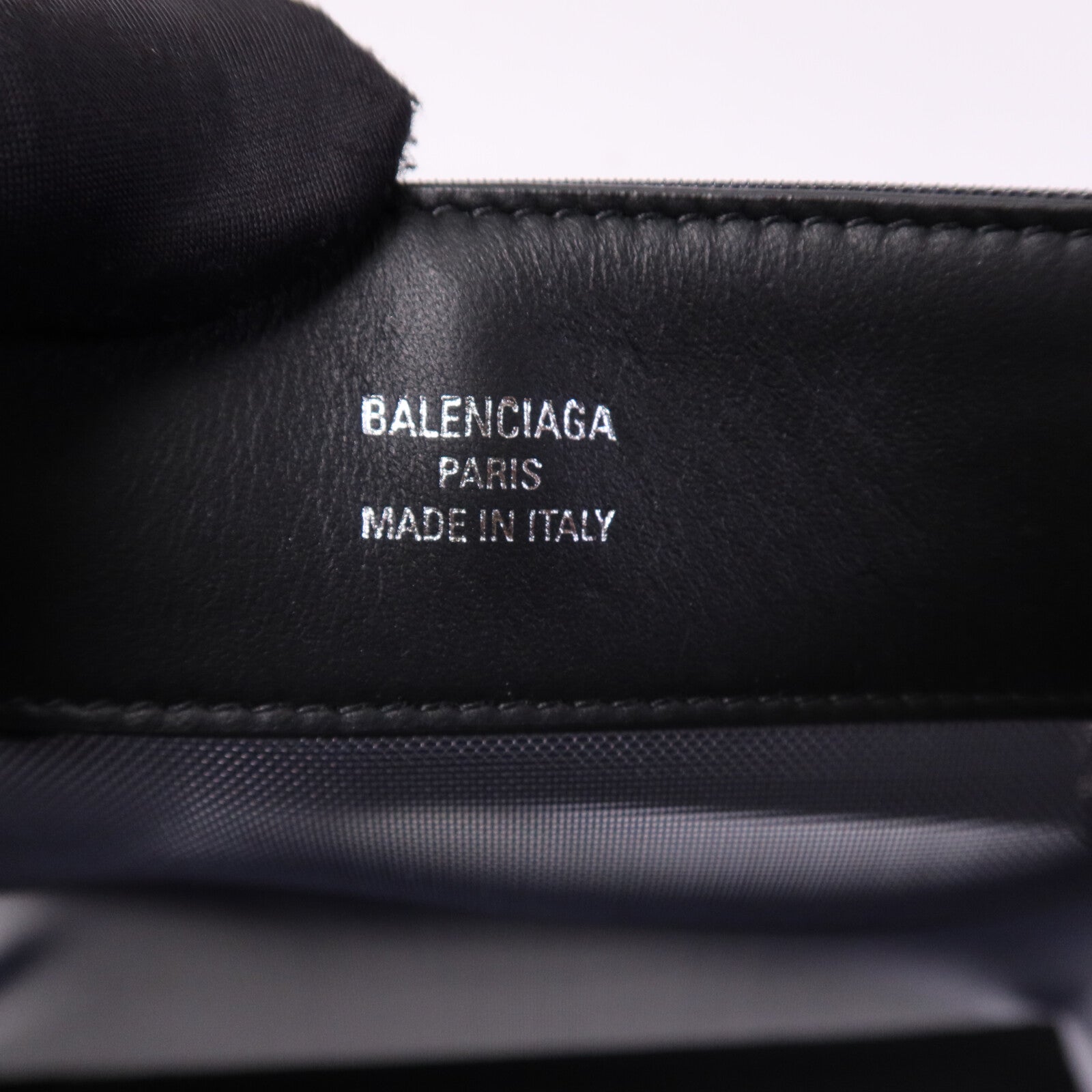 BALENCIAGA 尼龍Duty Free Small Tote Bag銀扣鏈帶手挽袋