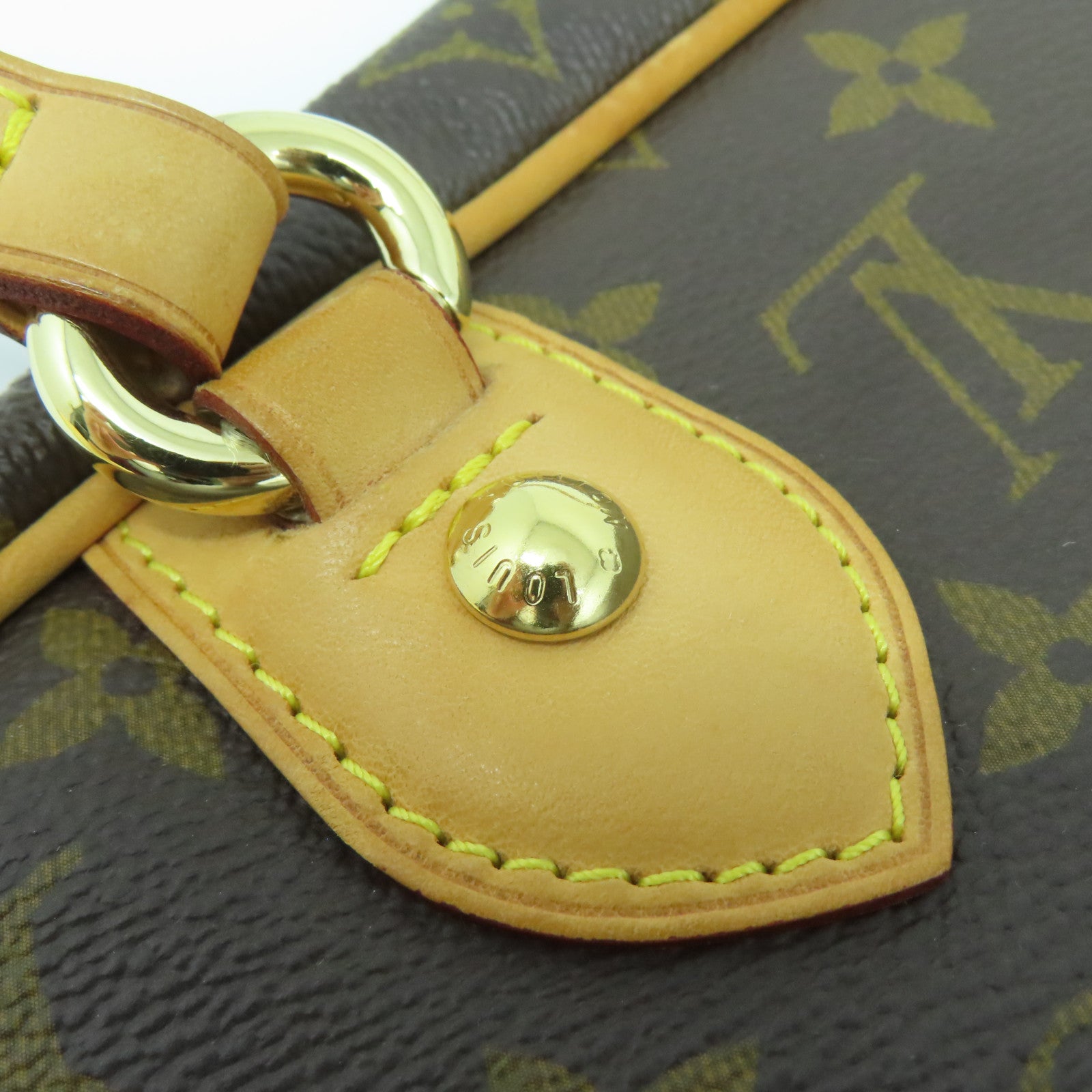 LOUIS VUITTON 【激減優惠】Monogram Montorgueil GM金扣肩背袋啡色