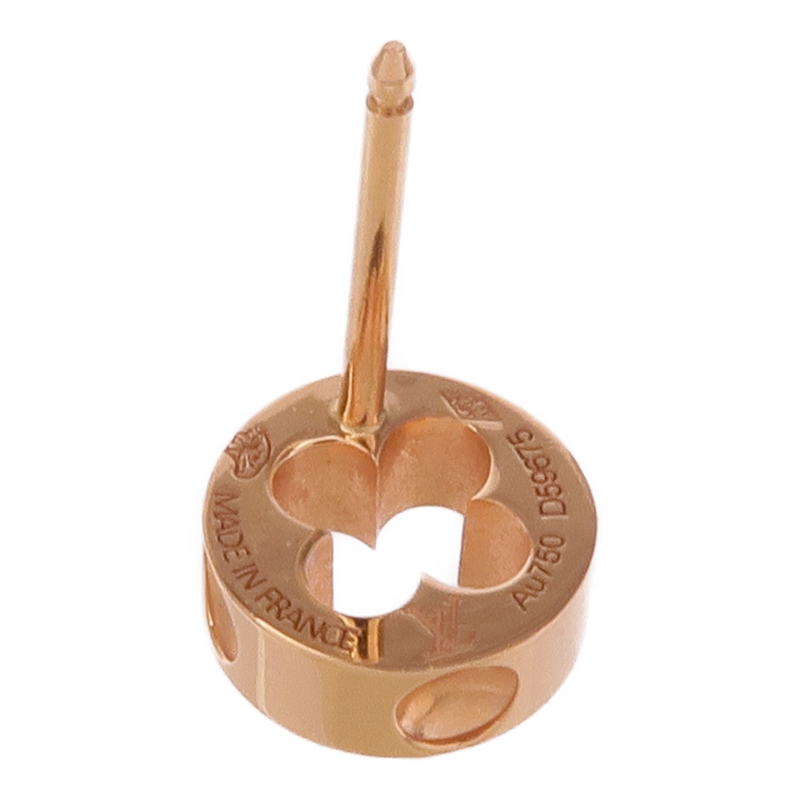 LOUIS VUITTON 18K玫瑰金Empreinte Ear Studs耳環