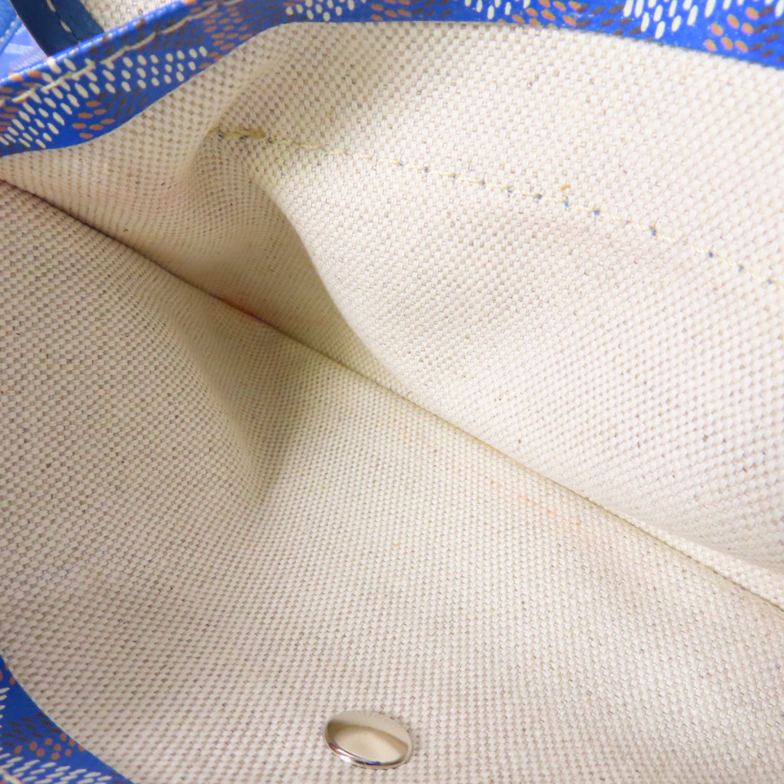 GOYARD SHW Boheme Hobo Bag Coated Canvas Blue
