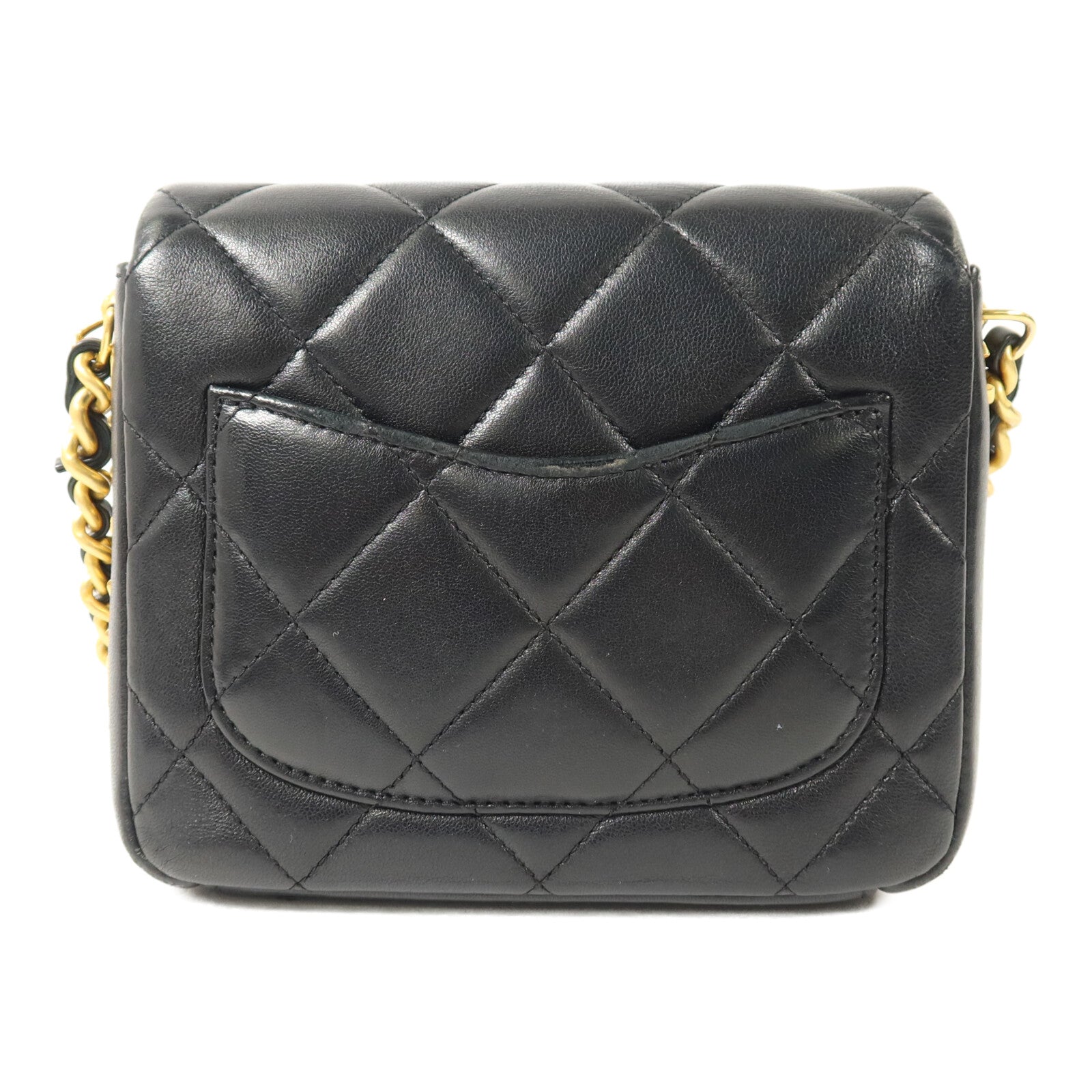 CHANEL 羊皮皮革Chain Shoulder鏈帶肩背袋