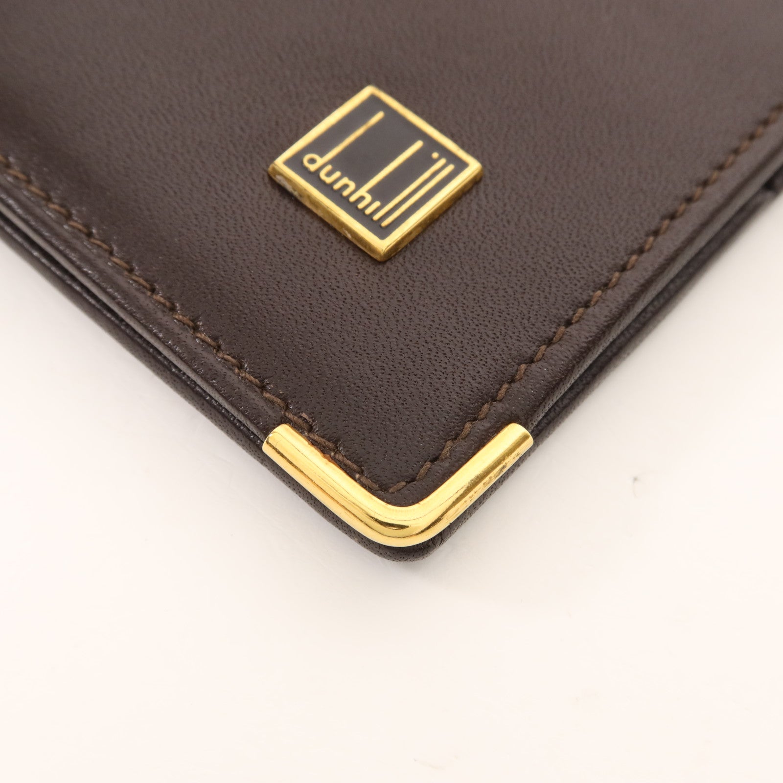 Dunhill 羊皮皮革Dunhill Long Wallet金扣長錢包