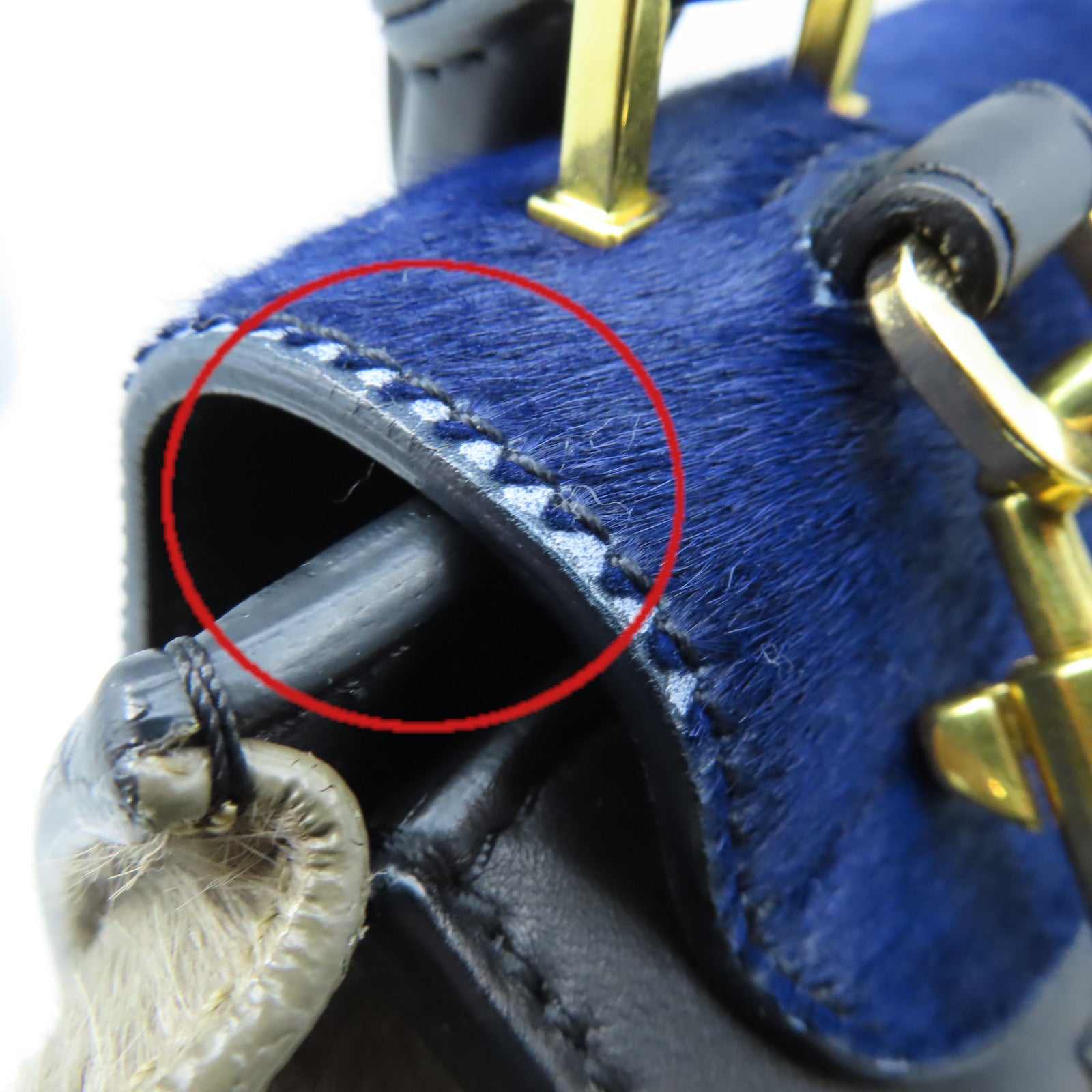 CELINE 馬毛/牛皮皮革Trapeze 2Way Shoulder Bag金扣手挽肩背兩用袋黑色/深藍色/灰色