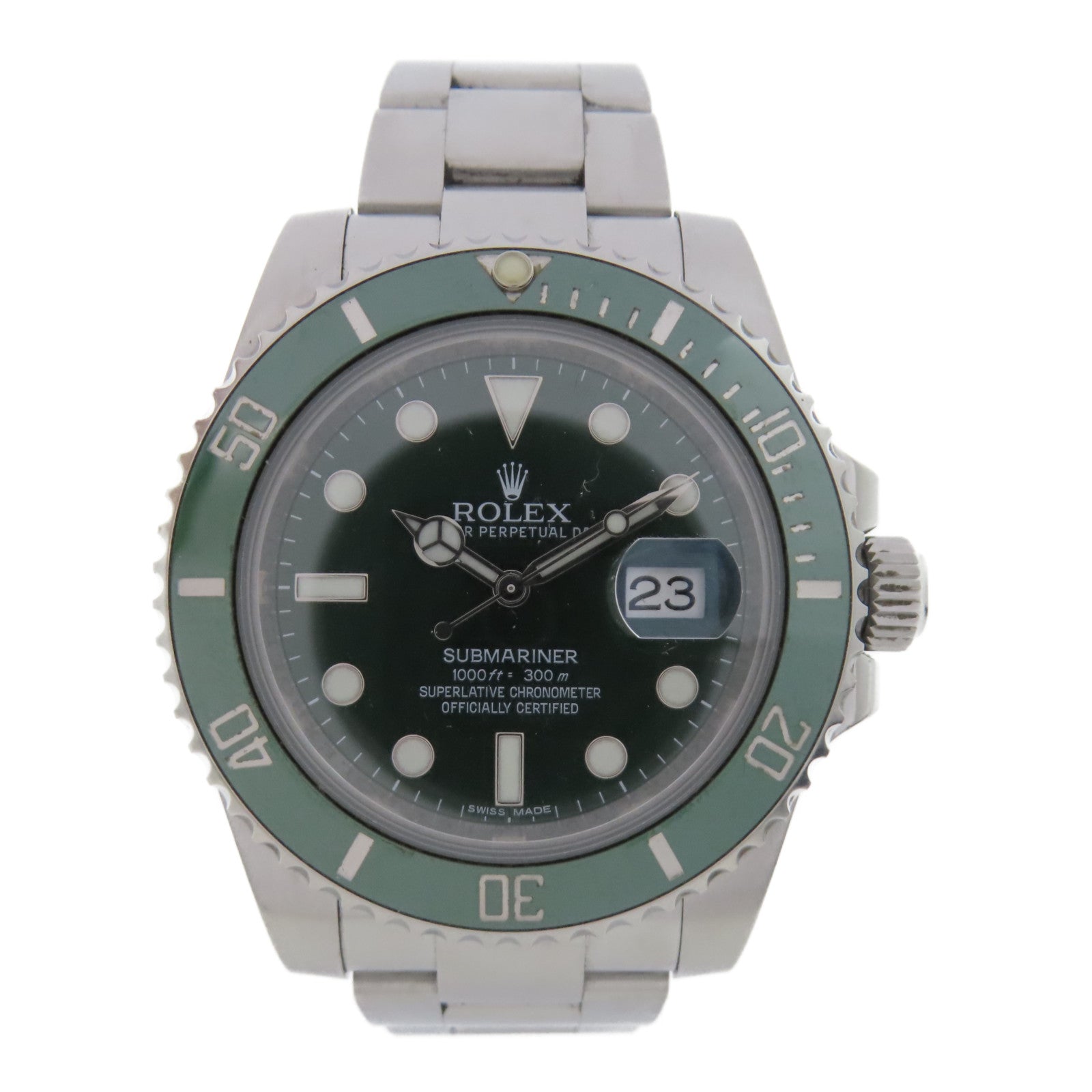 ROLEX Submarinar Date不鏽鋼手錶自動機芯黑色