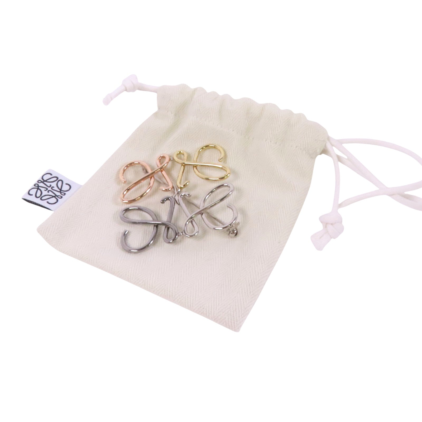 LOEWE 金屬Anagram Brooch胸針