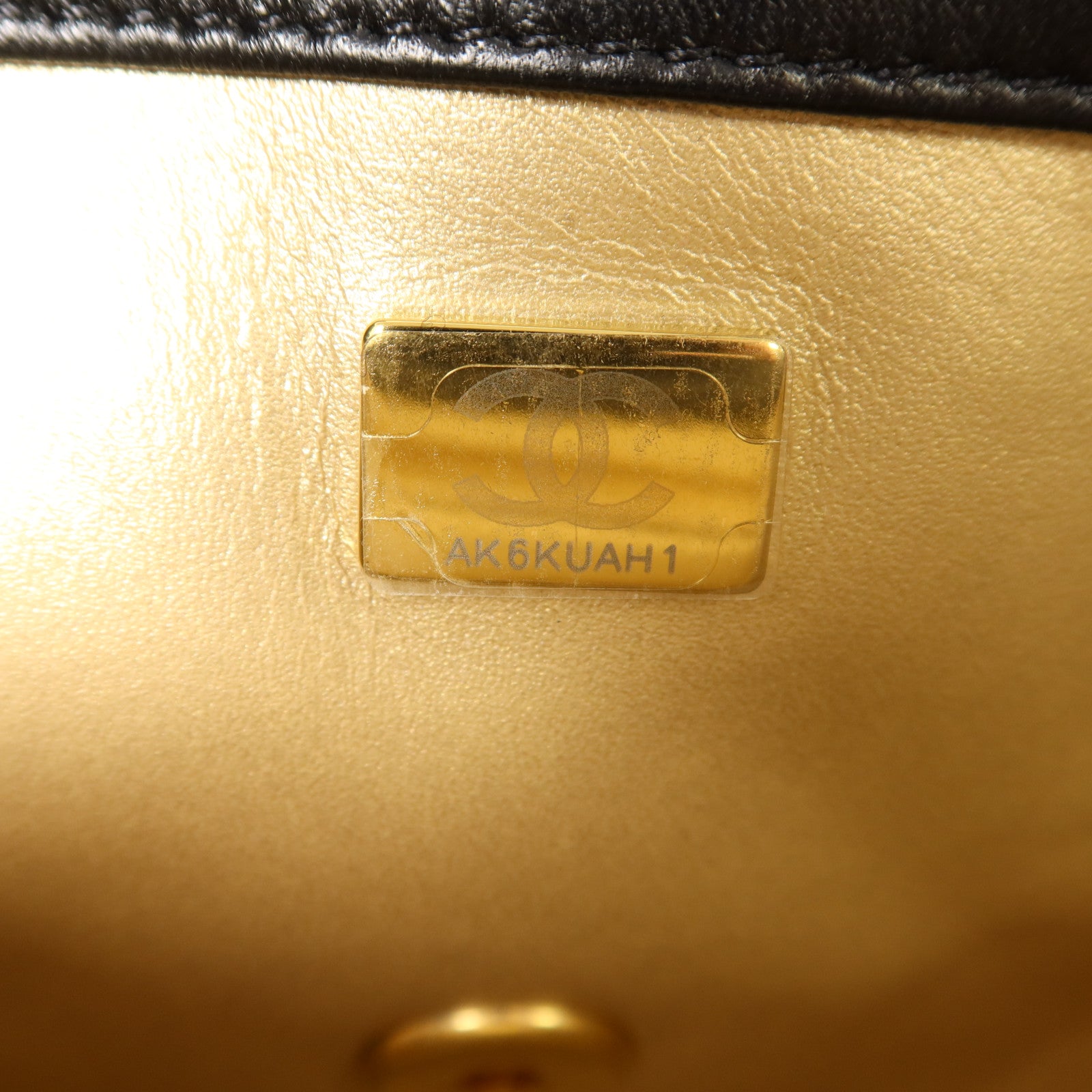 CHANEL 羊皮皮革2 Way Shoulder Bag金扣手挽肩背兩用袋