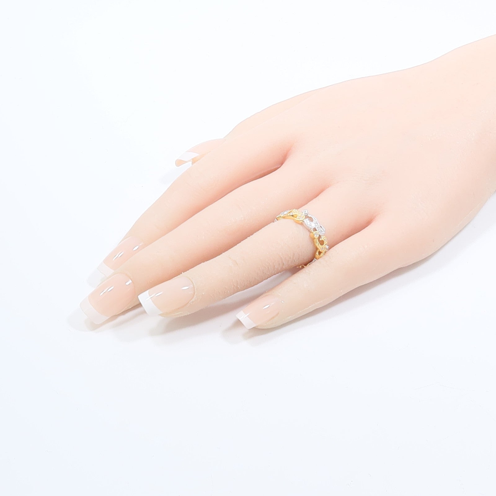 JEWELRY 18K白金/黃金Diamond Ring鑽石戒指