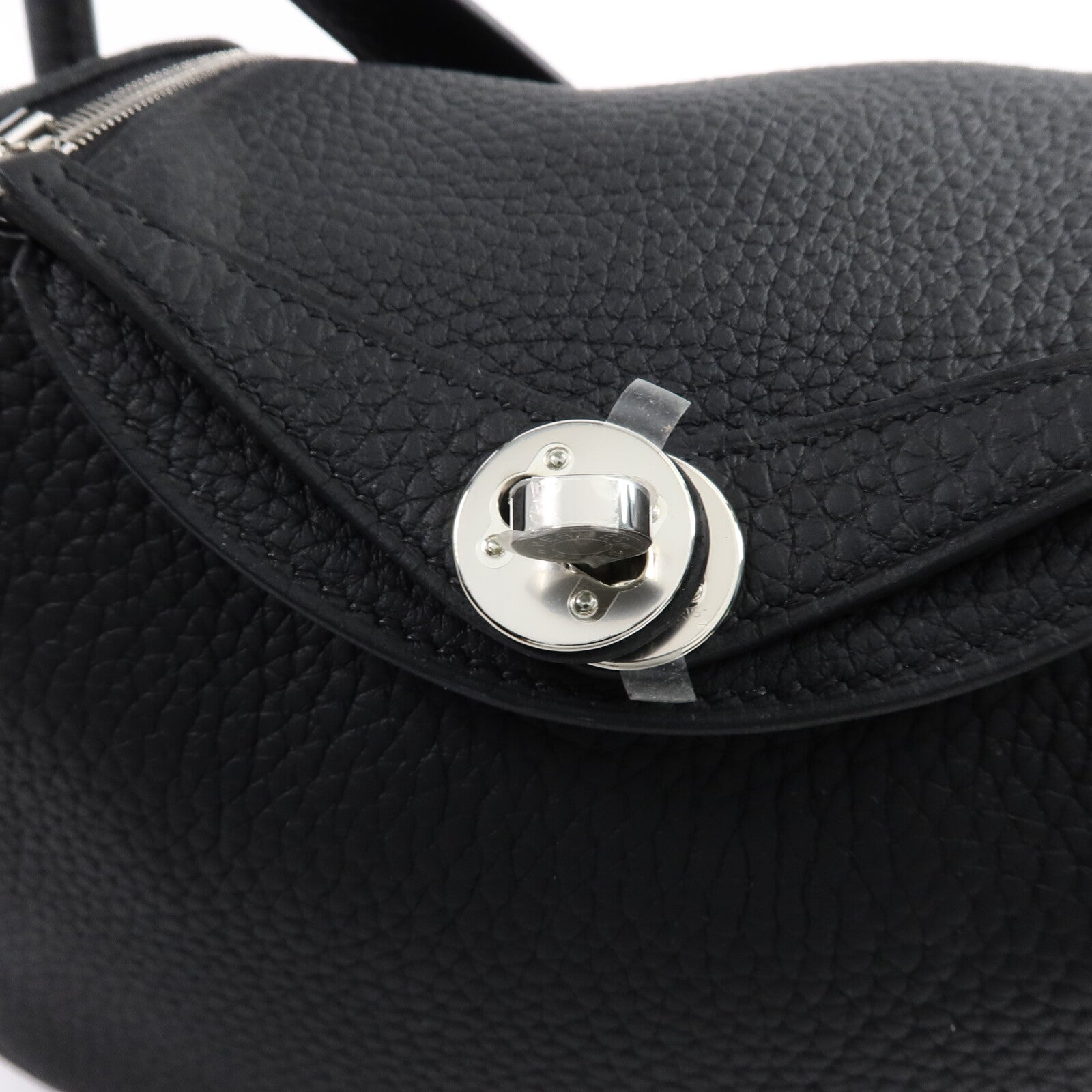 HERMES Clemence皮革Mini Lindy手挽肩背兩用袋