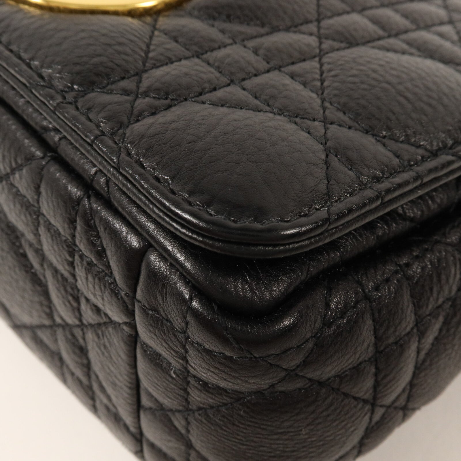 Dior 牛皮皮革Caro Small鏈帶肩背袋
