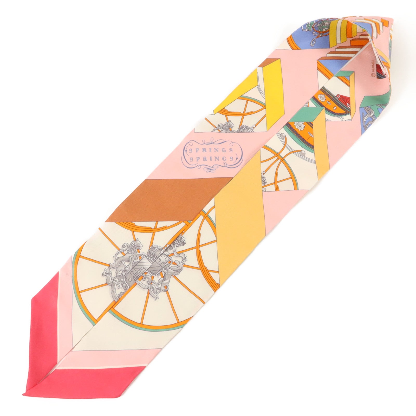 HERMES 絲質Twilly絲巾