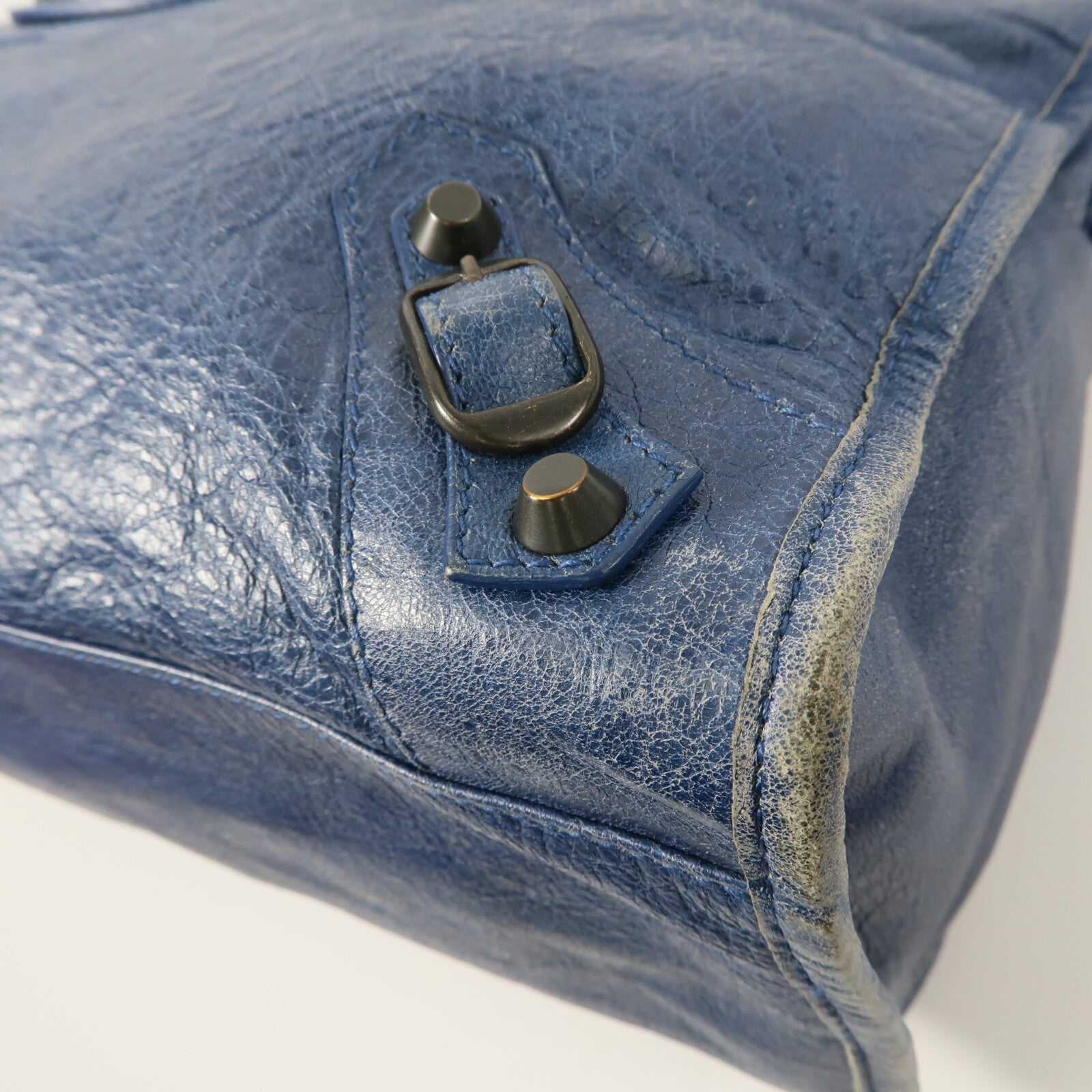BALENCIAGA 羊皮皮革City手挽肩背兩用袋