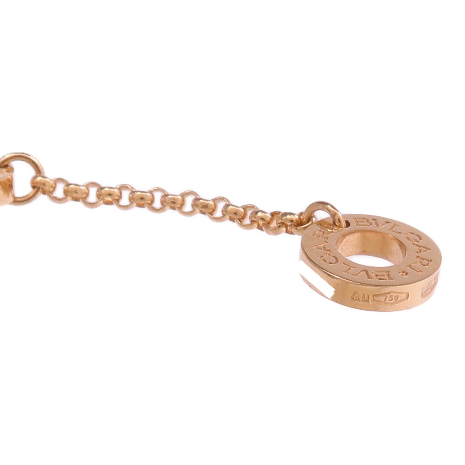 BVLGARI 18K玫瑰金/陶瓷B-zero1 Necklace項鍊
