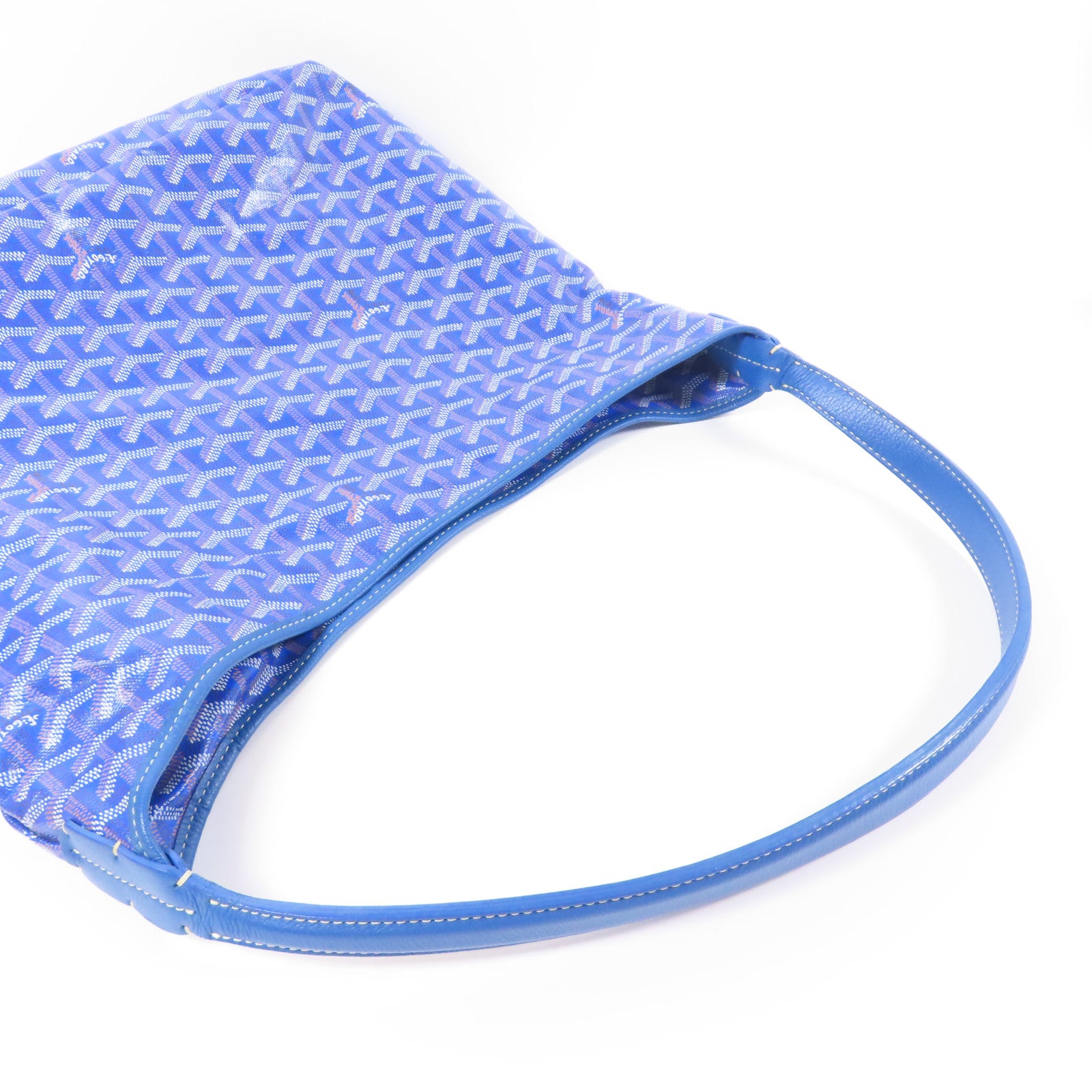GOYARD SHW Boheme Hobo Bag Coated Canvas Blue