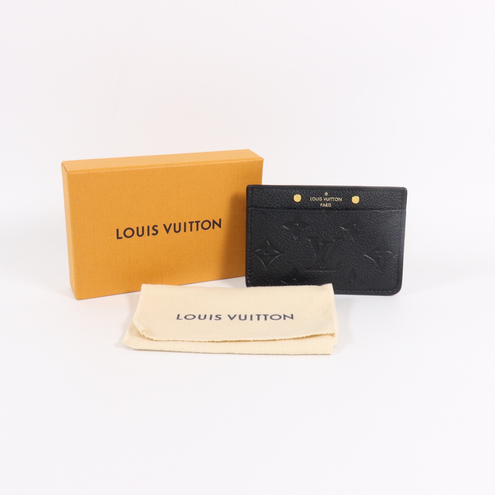 LOUIS VUITTON Monogram Empreinte Card Case鎖匙包