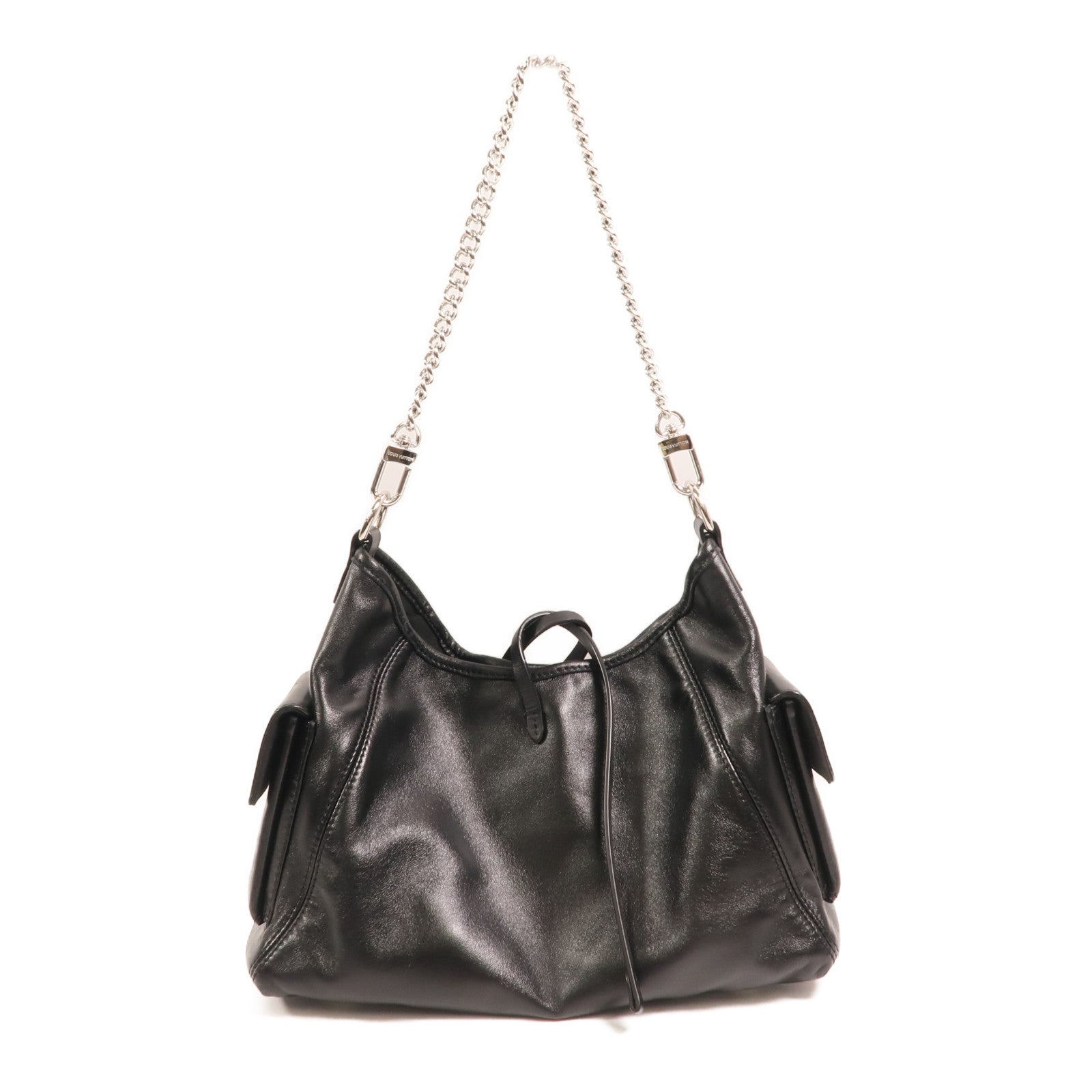 LOUIS VUITTON 牛皮皮革CarryAll Cargo Vibe PM銀扣手挽肩背兩用袋