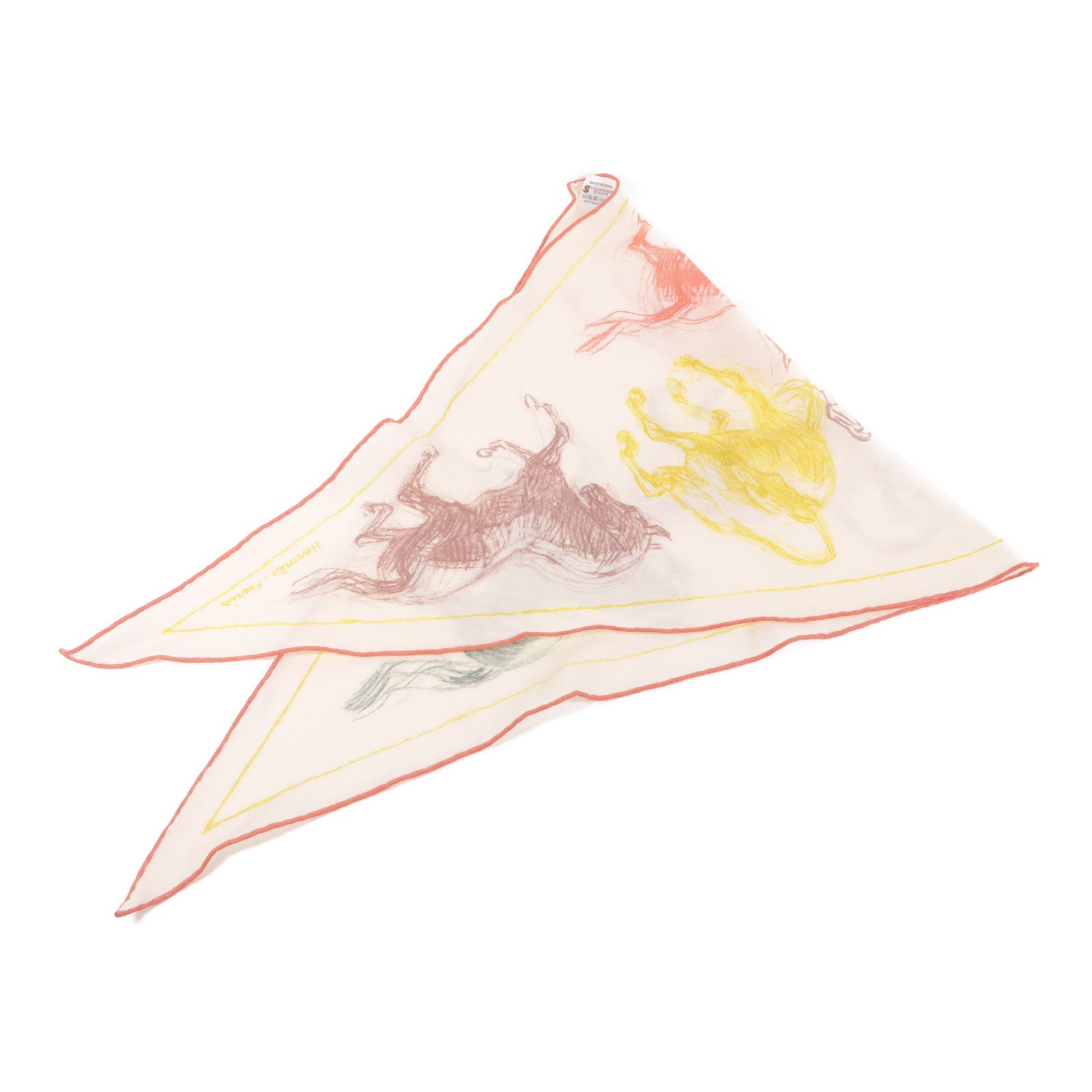HERMES 羊絨/絲質Scarf圍巾