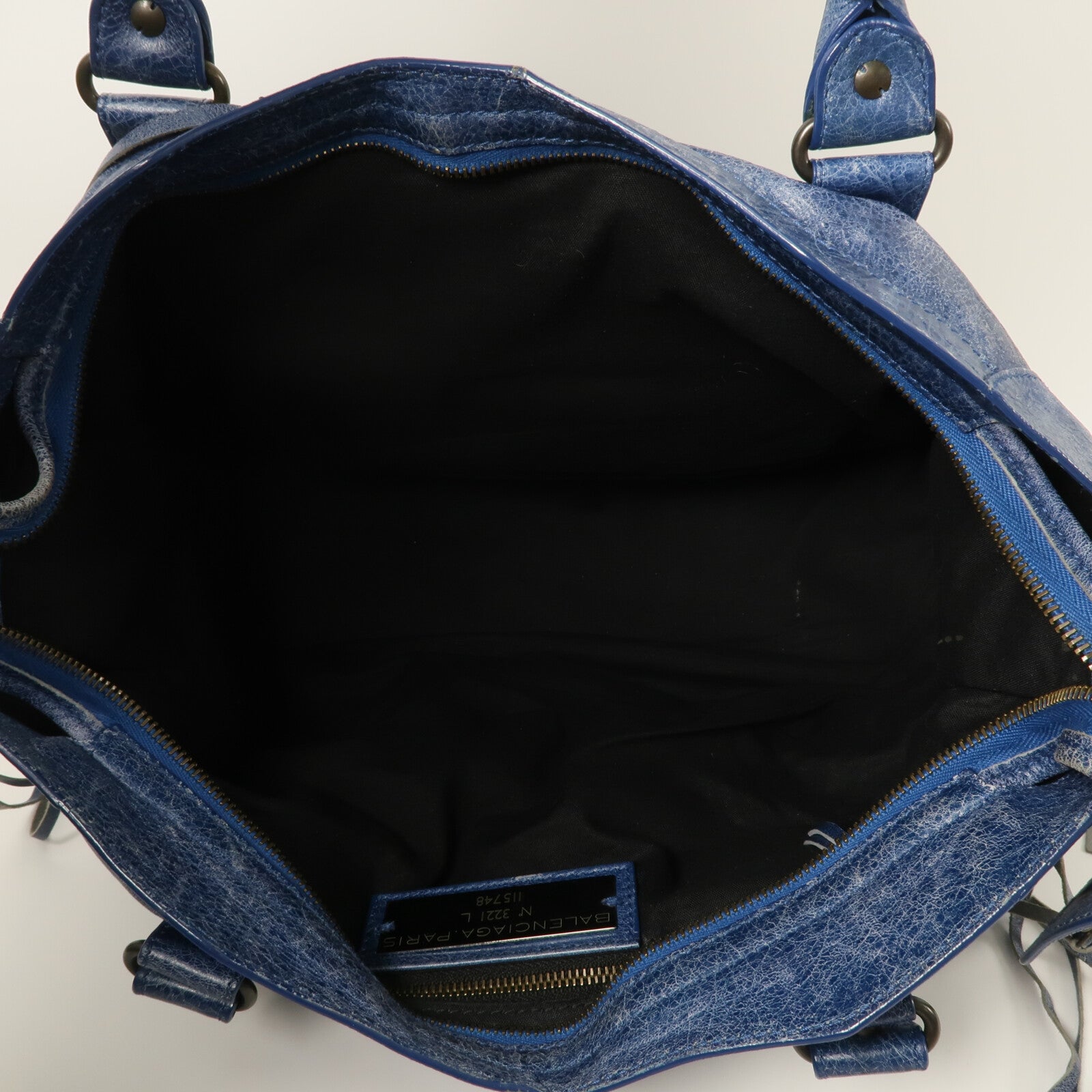 BALENCIAGA 羊皮皮革City手挽肩背兩用袋