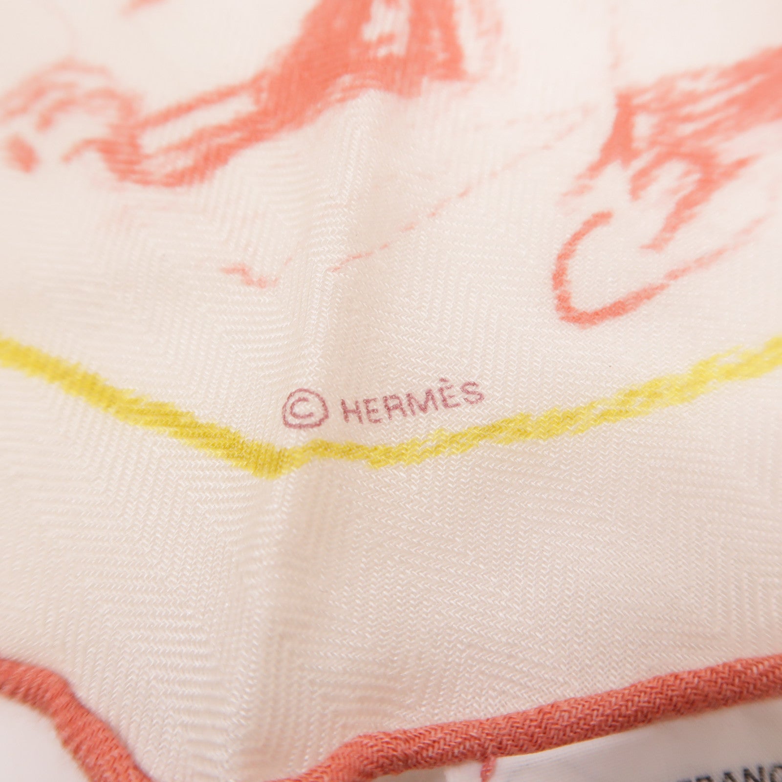 HERMES 羊絨/絲質Scarf圍巾