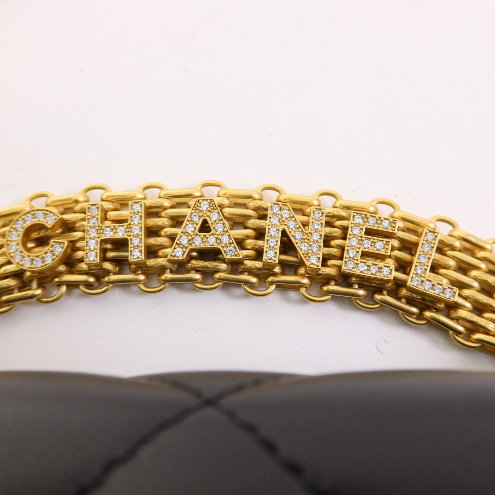 CHANEL 羊皮皮革2 Way Shoulder Bag金扣手挽肩背兩用袋