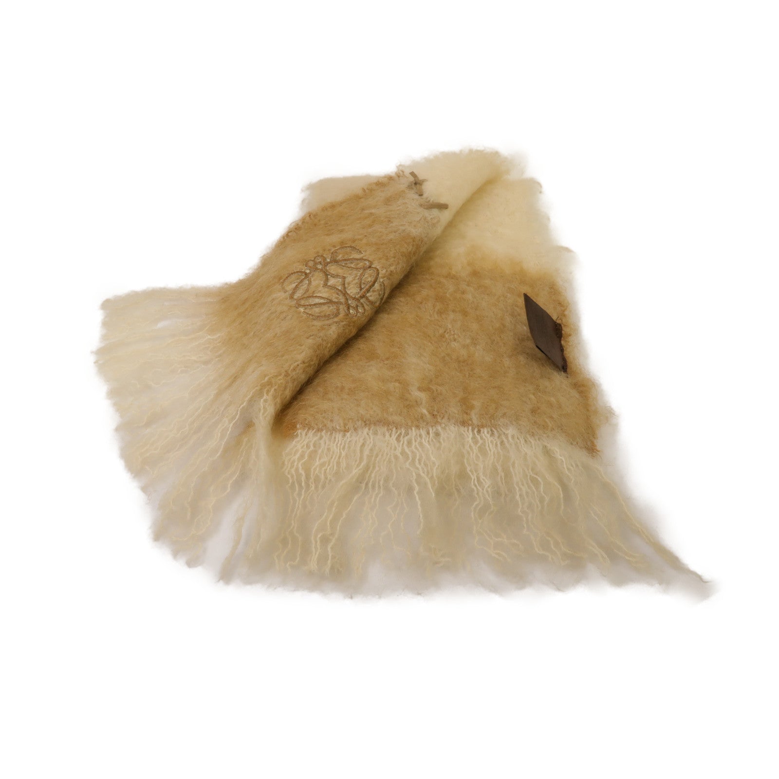 LOEWE 【激減優惠】Mohair Muffler圍巾米色