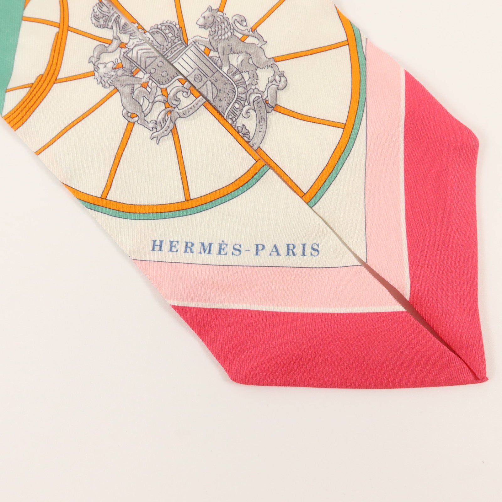 HERMES 絲質Twilly絲巾