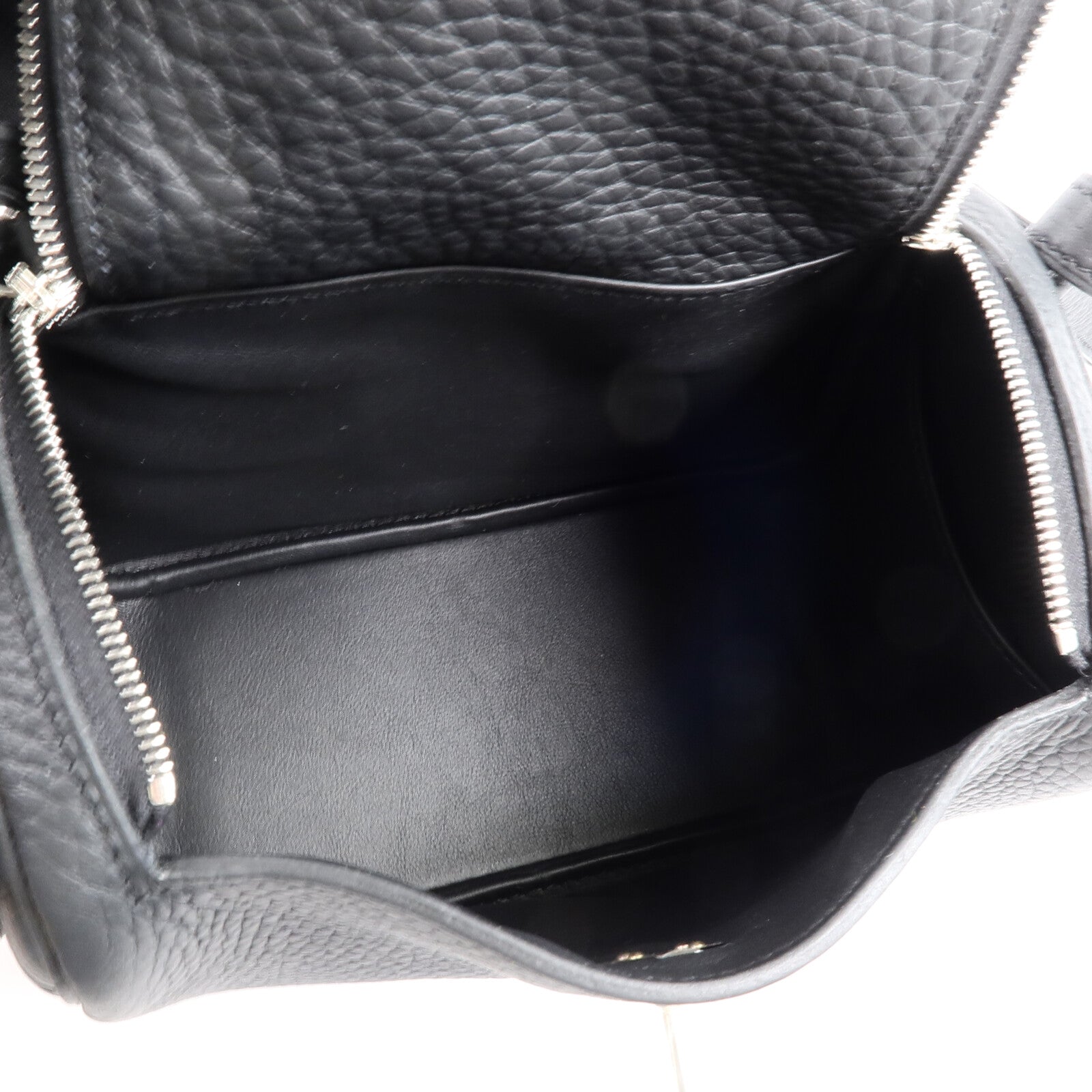 HERMES Clemence皮革Mini Lindy手挽肩背兩用袋