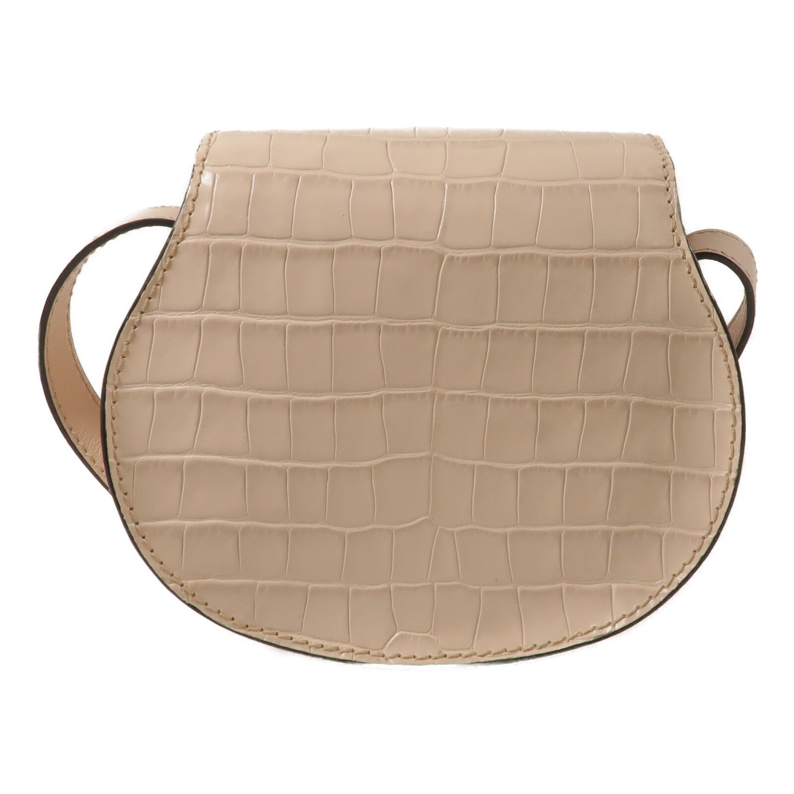 Chloe 牛皮皮革Small Marcie Saddle肩背袋
